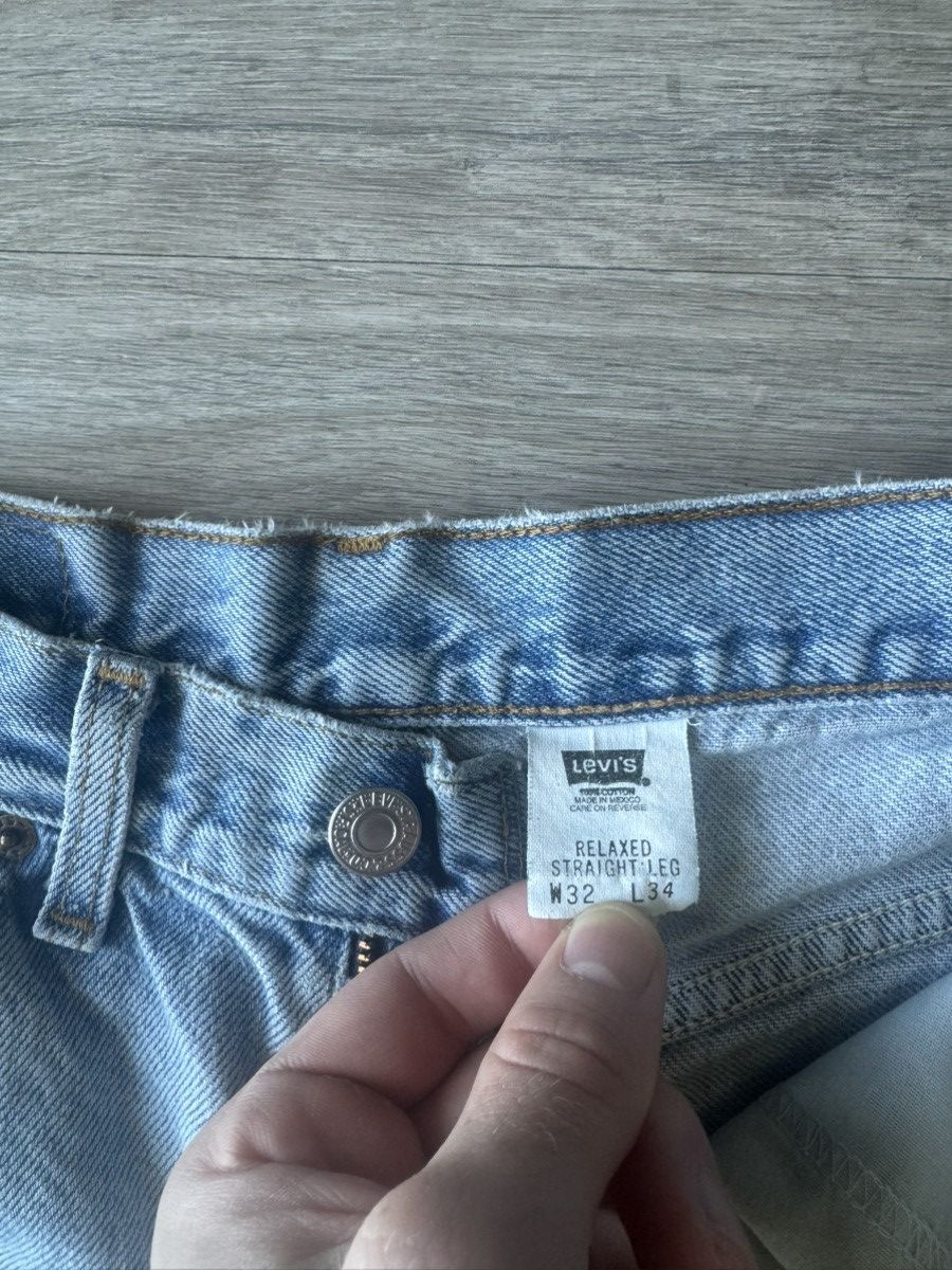 Levi's Vintage Clothing Vintage Levi’s 468 Relaxed Fit 32x34 Y2K Light Wash Red Tab Size US 32 / EU 48 - 5 Thumbnail