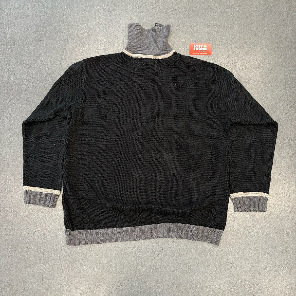 Marithe + Francois Girbaud Marithe Francois Girbaud Quarter Zip Pullover Size US L / EU 52-54 / 3 - 6 Thumbnail