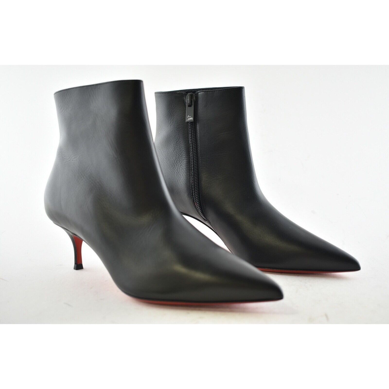 Christian Louboutin Christian Louboutin So Kate Booty 55 Black Leather Ankle Size US 6 / IT 36 - 3 Thumbnail
