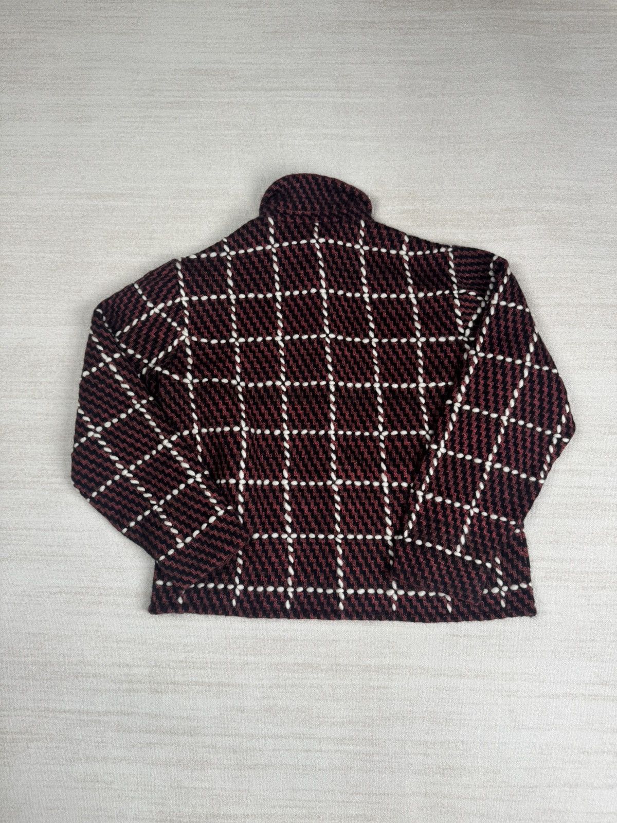 Aime Leon Dore Plaid hand knit over-shirt Size US M / EU 48-50 / 2 - 4 Thumbnail