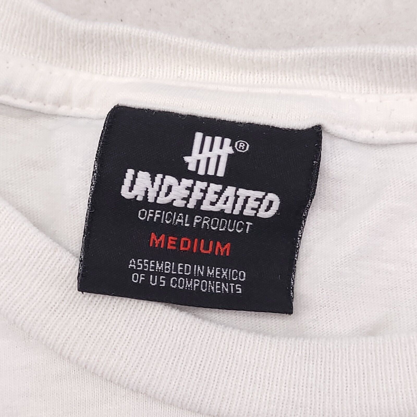 Undefeated Undefeated Casual Pullover Graphic Shirt Mens Size M White Size US M / EU 48-50 / 2 - 3 Thumbnail