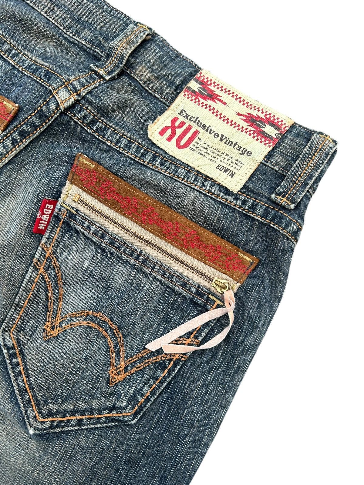 Kapital Vintage Edwin Navajo Rusty Distressed Denim Jeans Size US 32 / EU 48 - 13 Thumbnail