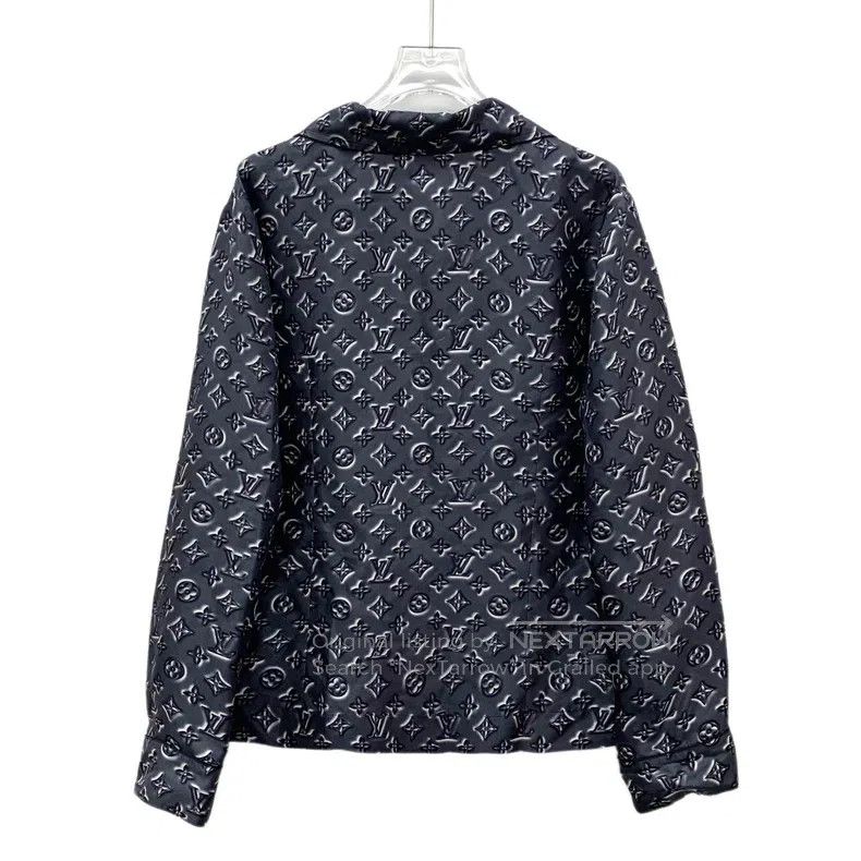 Louis Vuitton Louis Vuitton Dark blue logo, full print, mulberry silk la Size US XXS / EU 40 - 2 Thumbnail