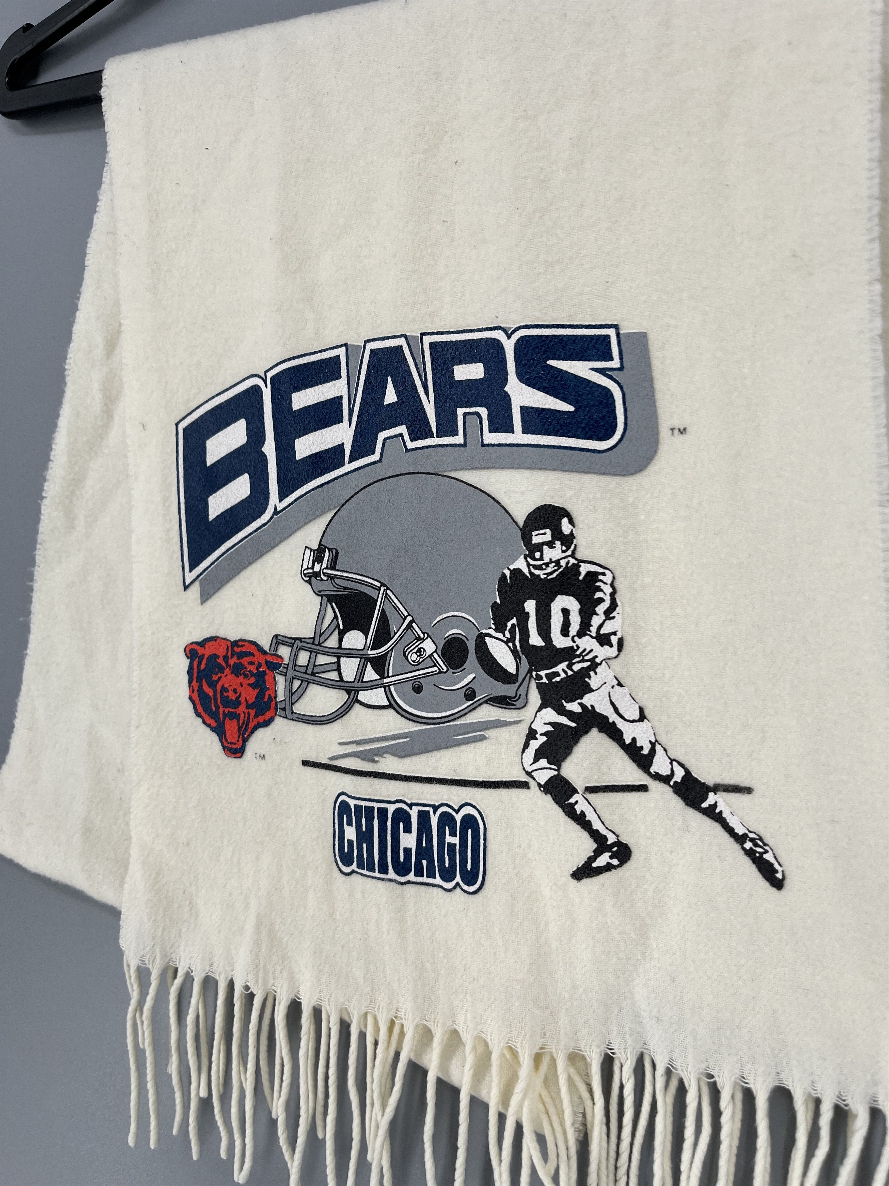 Vintage Vintage Chicago Bears NFL Scarf 90S Size ONE SIZE - 4 Thumbnail