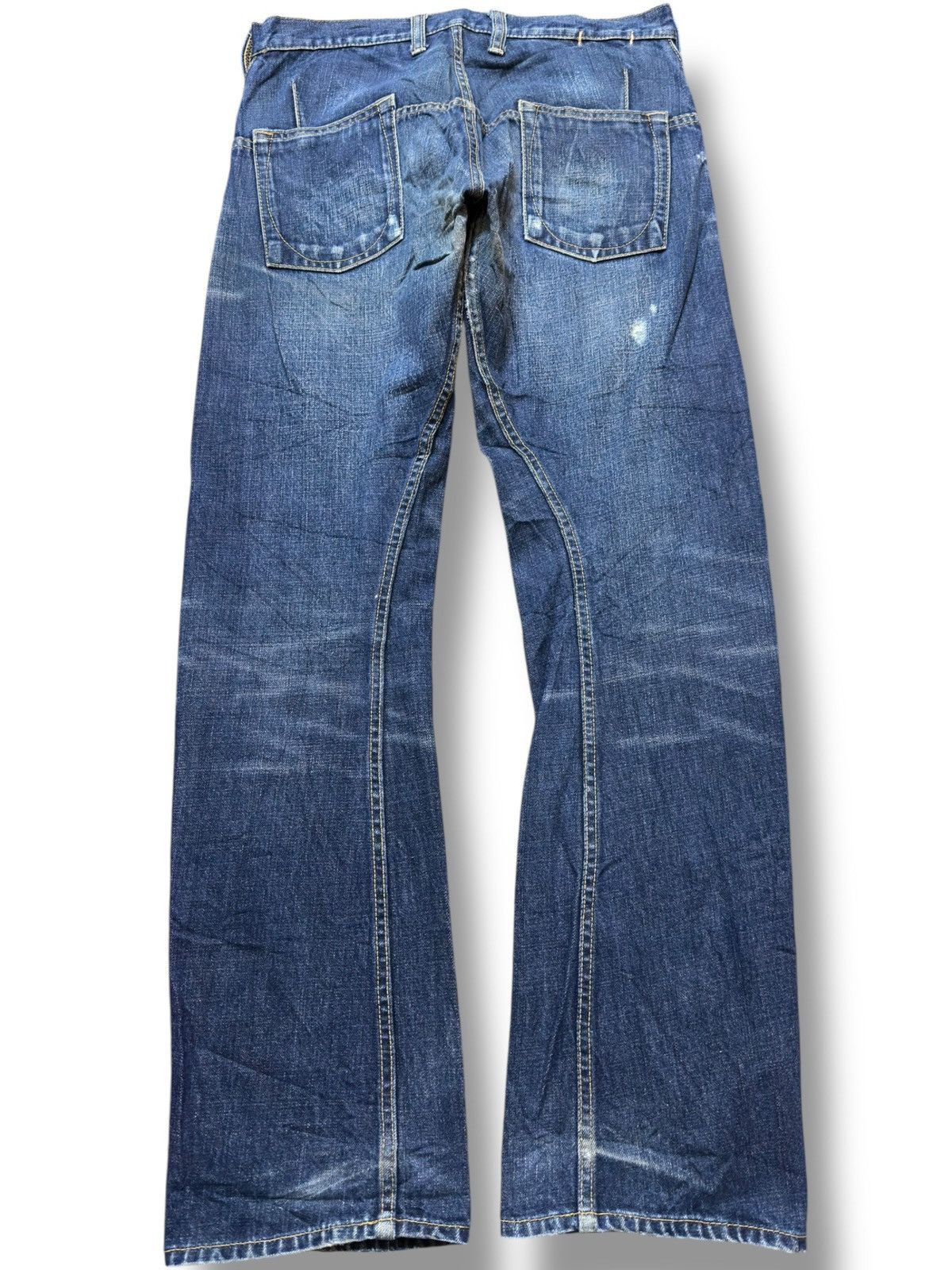 Hysteric Glamour Vintage RNA.Inc Curve Leg Grunge Distressed Denim Size US 30 / EU 46 - 4 Thumbnail