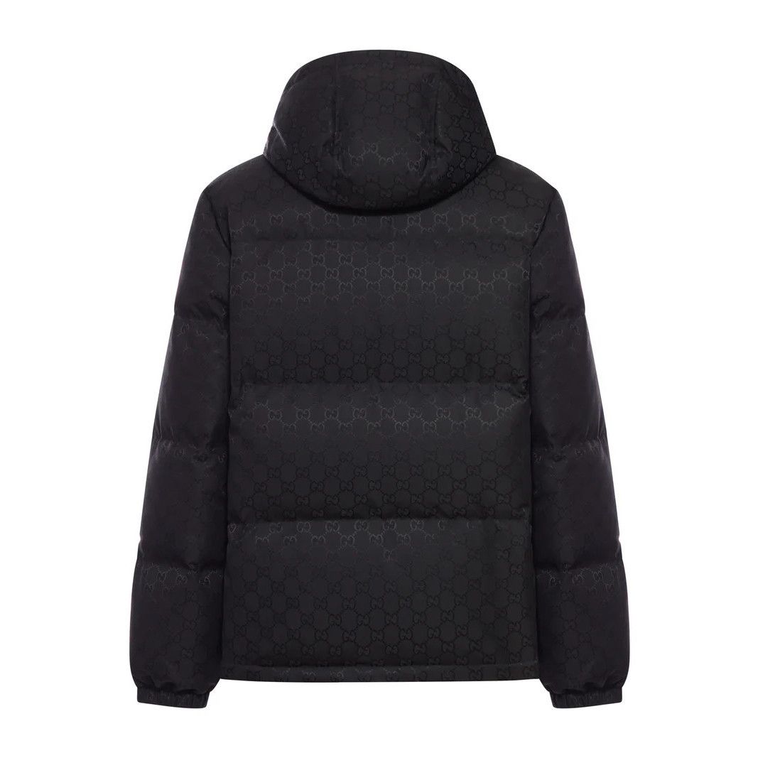 Gucci GUCCI Black GG Down Down Jacket New And Authentic (Men's siz Size US M / EU 48-50 / 2 - 2 Thumbnail