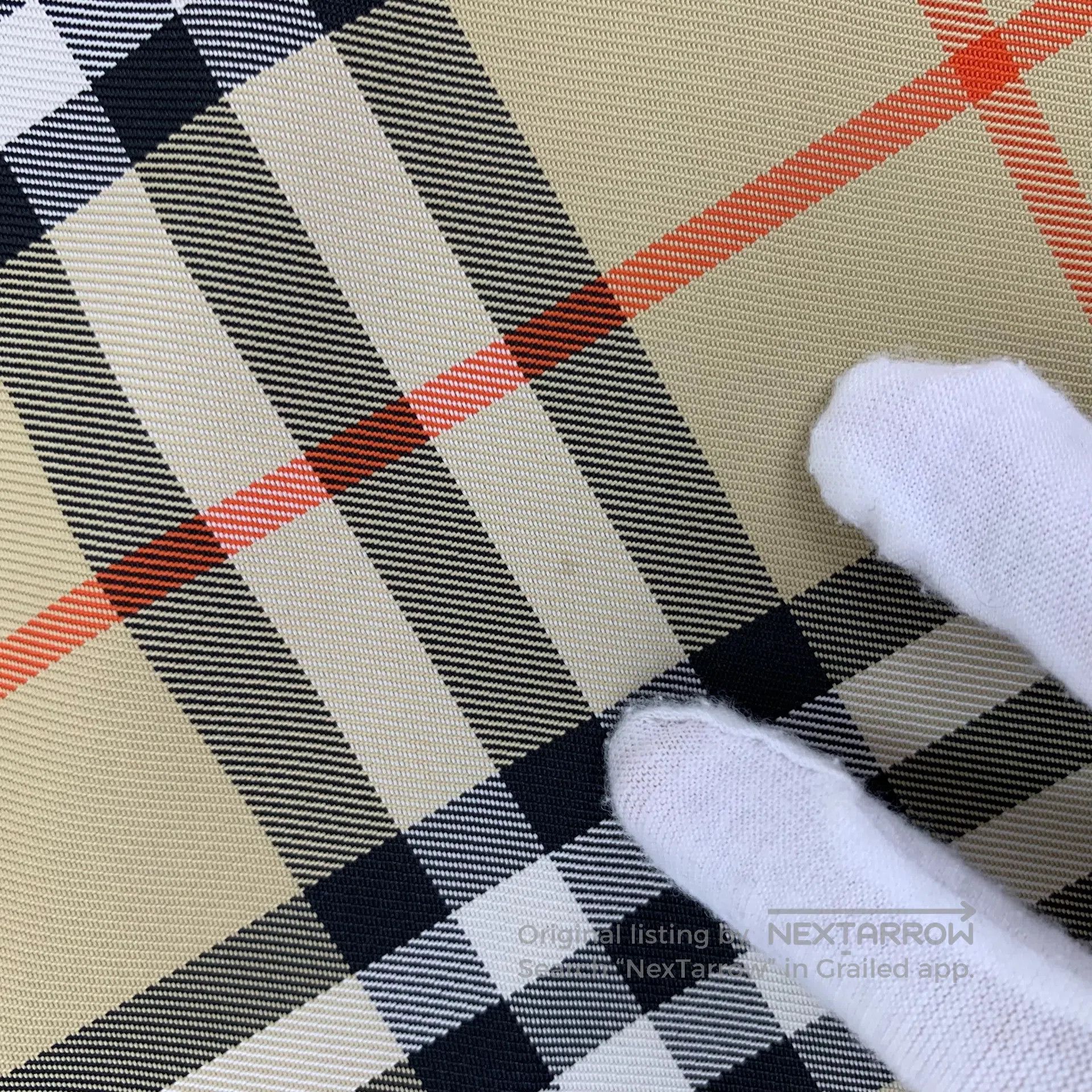 Burberry Burberry Brown classic plaid design elastic waist casual s Size 35" - 8 Thumbnail