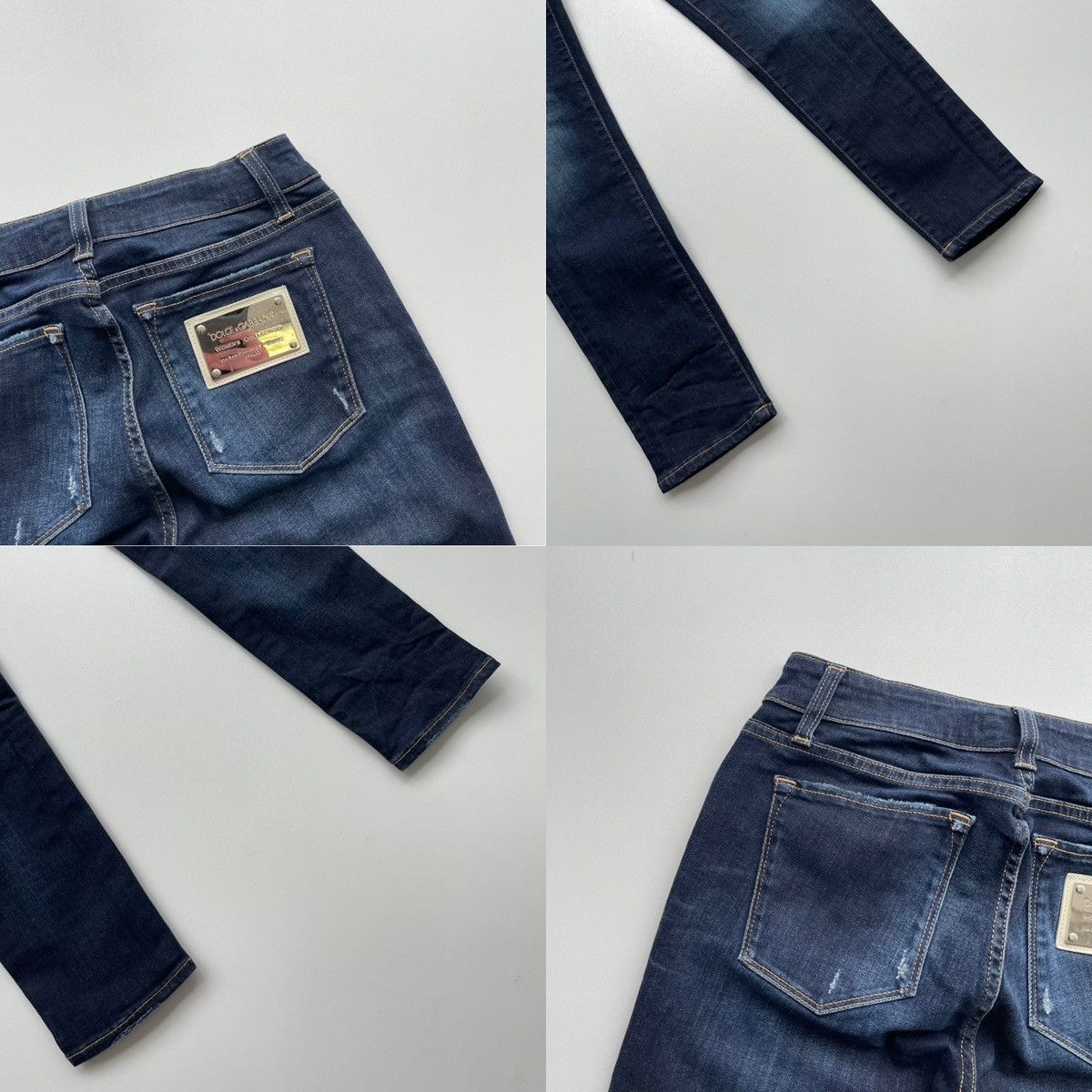 Dolce & Gabbana Dolce & Gabbana Women’s Collection Distressed Straight Jeans Size 28" / US 6 / IT 42 - 6 Thumbnail