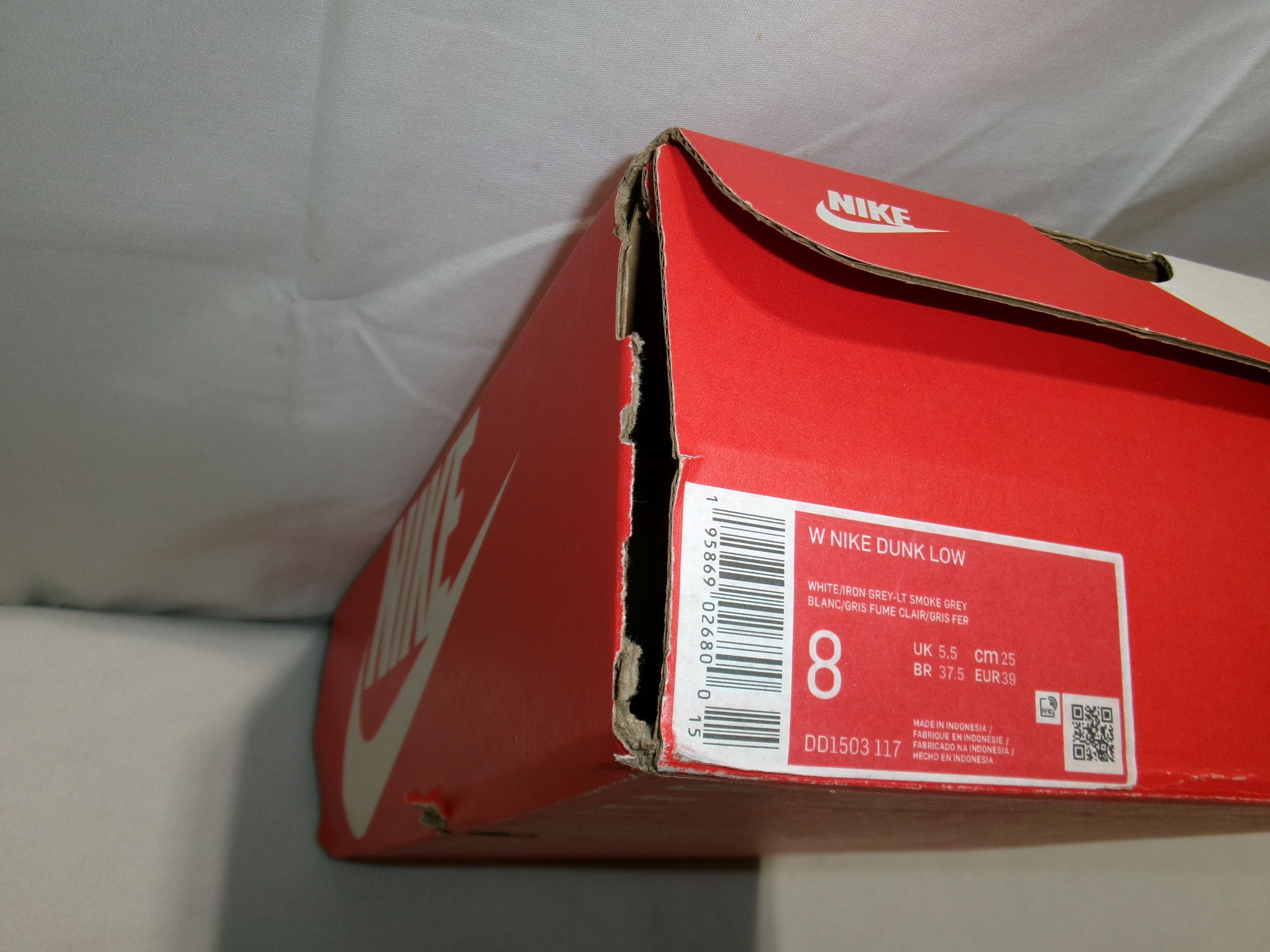 Nike Nike Dunk Low - DD1503-117 Light Smoke Grey Size US 8 / IT 38 - 10 Thumbnail