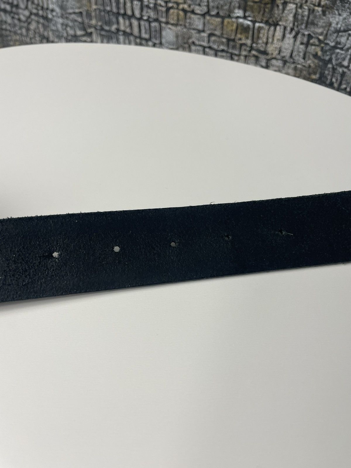 Versace VERSACE LEATHER BELT Y2K LEATHER BLACK Size ONE SIZE - 15 Thumbnail