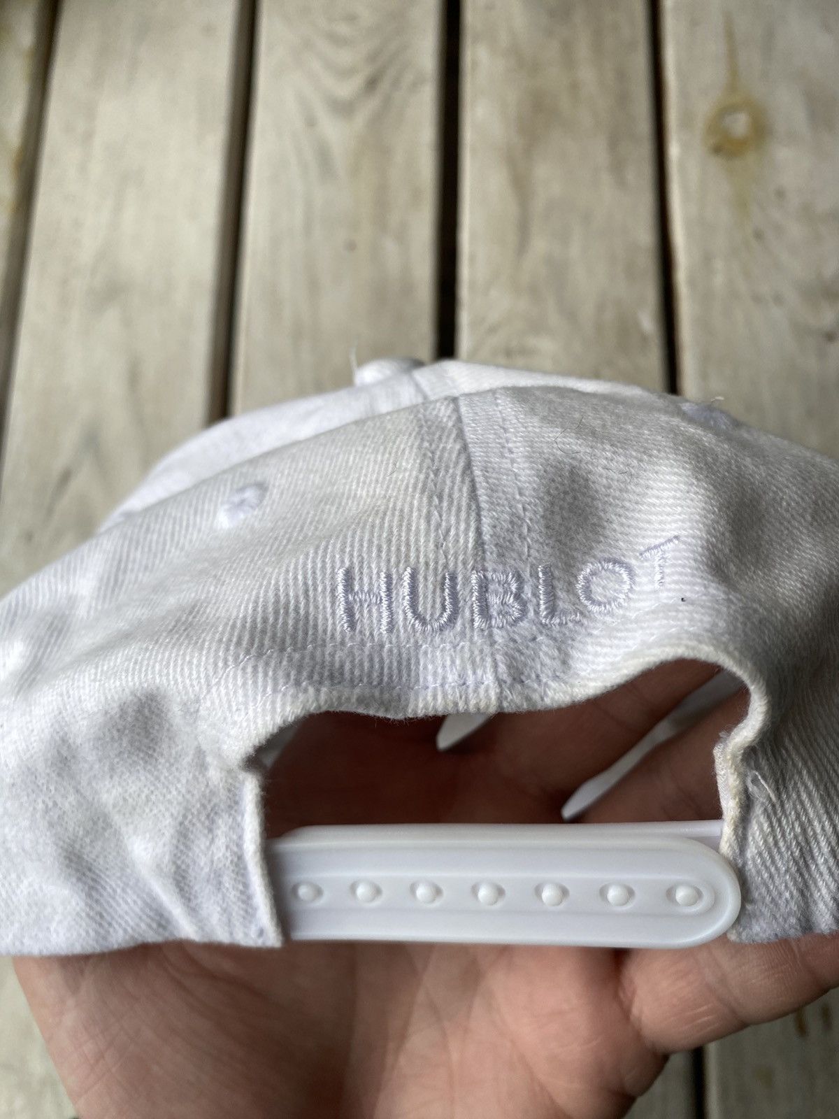 Hublot × Vintage Vintage 90s Hublot Watch Adjustable Logo Cap Hat Trucker Size ONE SIZE - 6 Thumbnail
