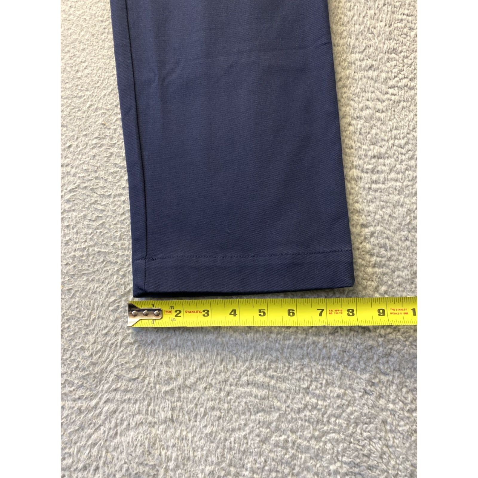 Banana Republic Banana Republic Men’s Chino Pants Slim 35x30 Navy Blue Stretch Cotton Flat Front 97% Cotton 3% Spandex Pants Men’s Size US 35 - 5 Thumbnail