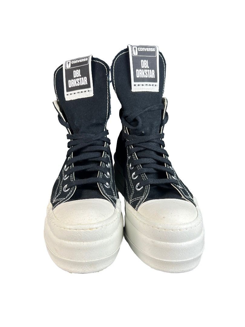 Rick Owens Rick Owens DRKSHDW Dbls Drkstar High Black Size 41.5 / US 8 Size US 8 / EU 41 - 15 Thumbnail