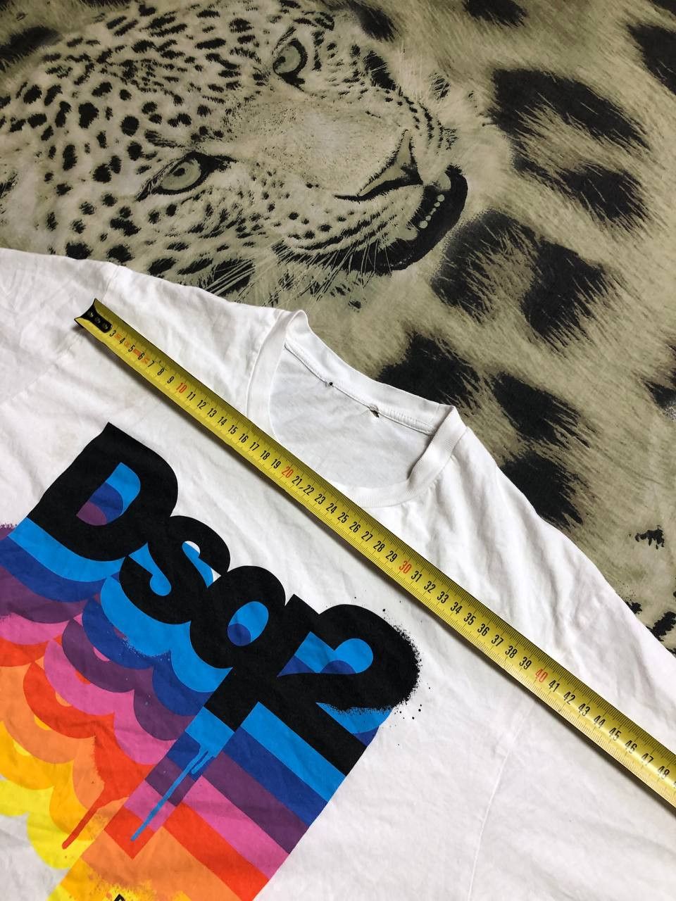 Dsquared2 Vintage Dsquared2 Big Y2K Logo Short Sleeve T-Shirt Size US L / EU 52-54 / 3 - 7 Thumbnail