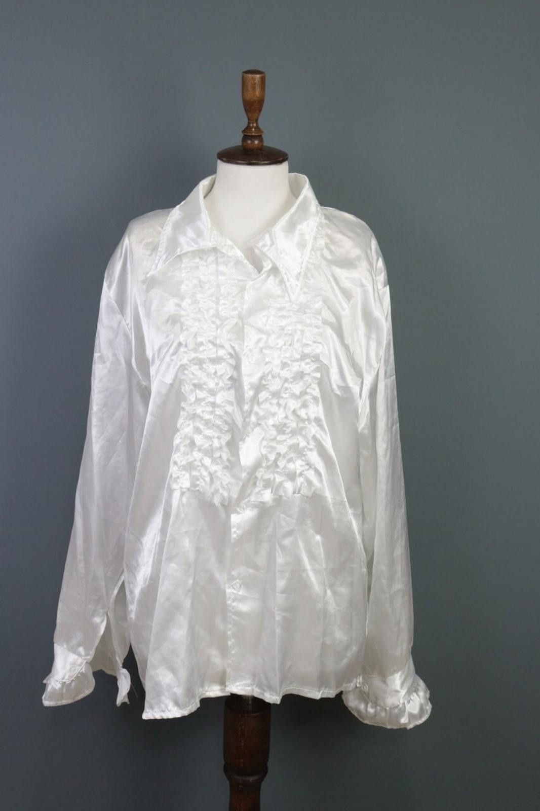 Wolford Woman's Wolford White Ruffle Silk Mix Tunic Top Shirt Size M Size M / US 6-8 / IT 42-44 - 1 Thumbnail