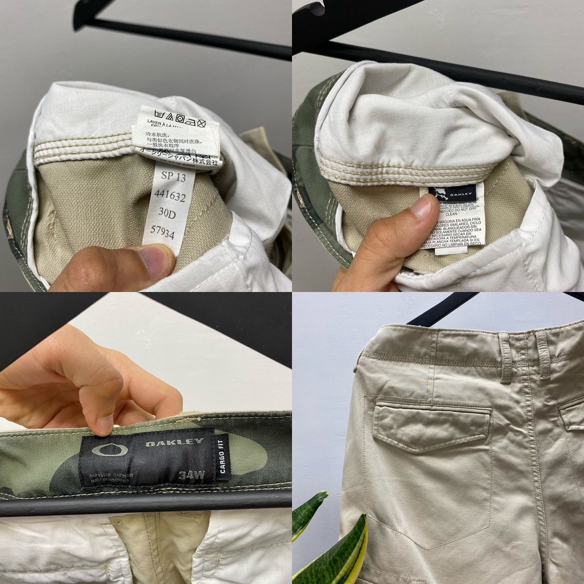 Oakley × Vintage Vintage Oakley Tactical Cargo Shorts Size US 34 / EU 50 - 24 Thumbnail