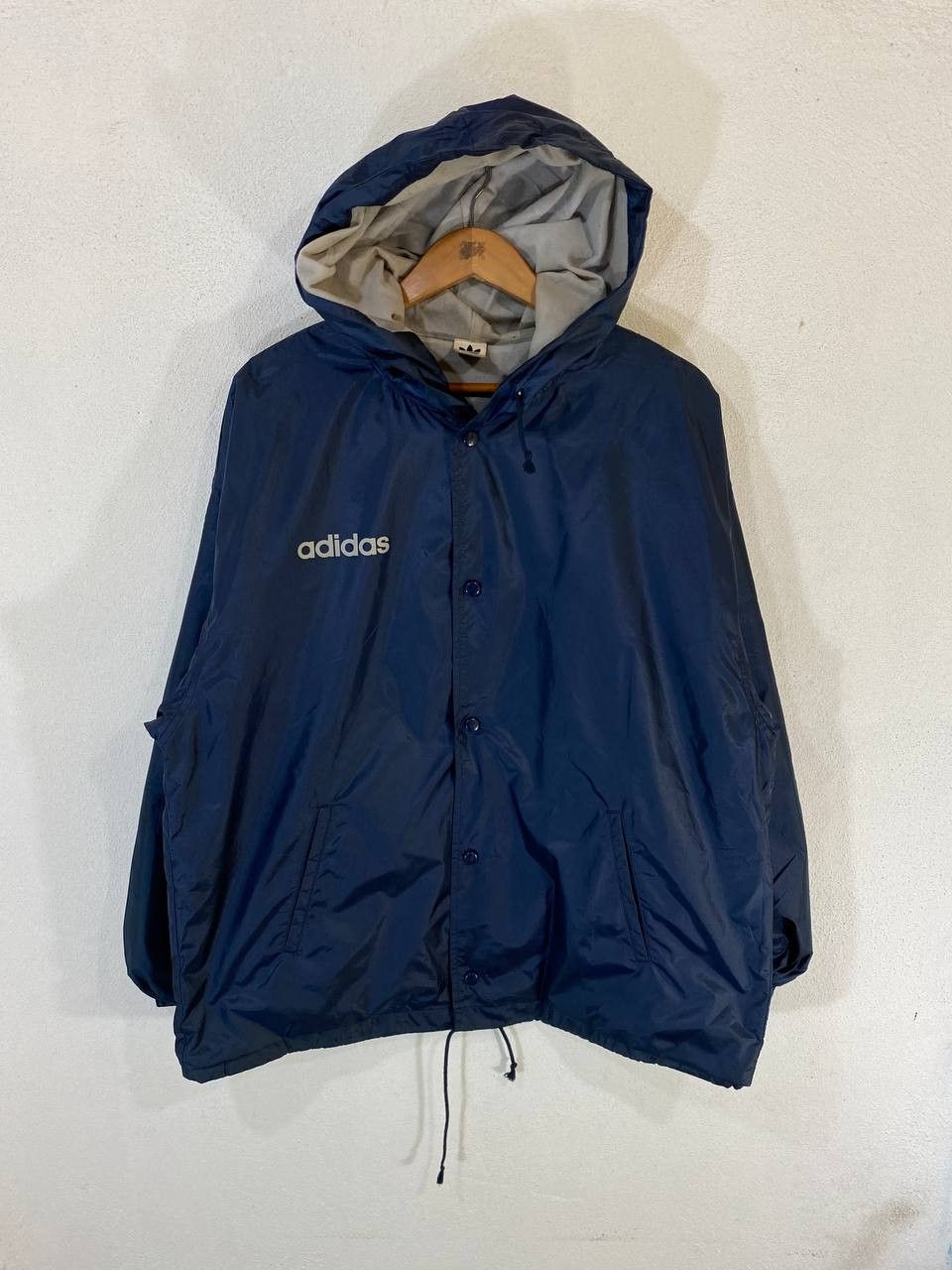 Adidas vintage adidas big logo back very nice design Size US L / EU 52-54 / 3 - 2 Thumbnail