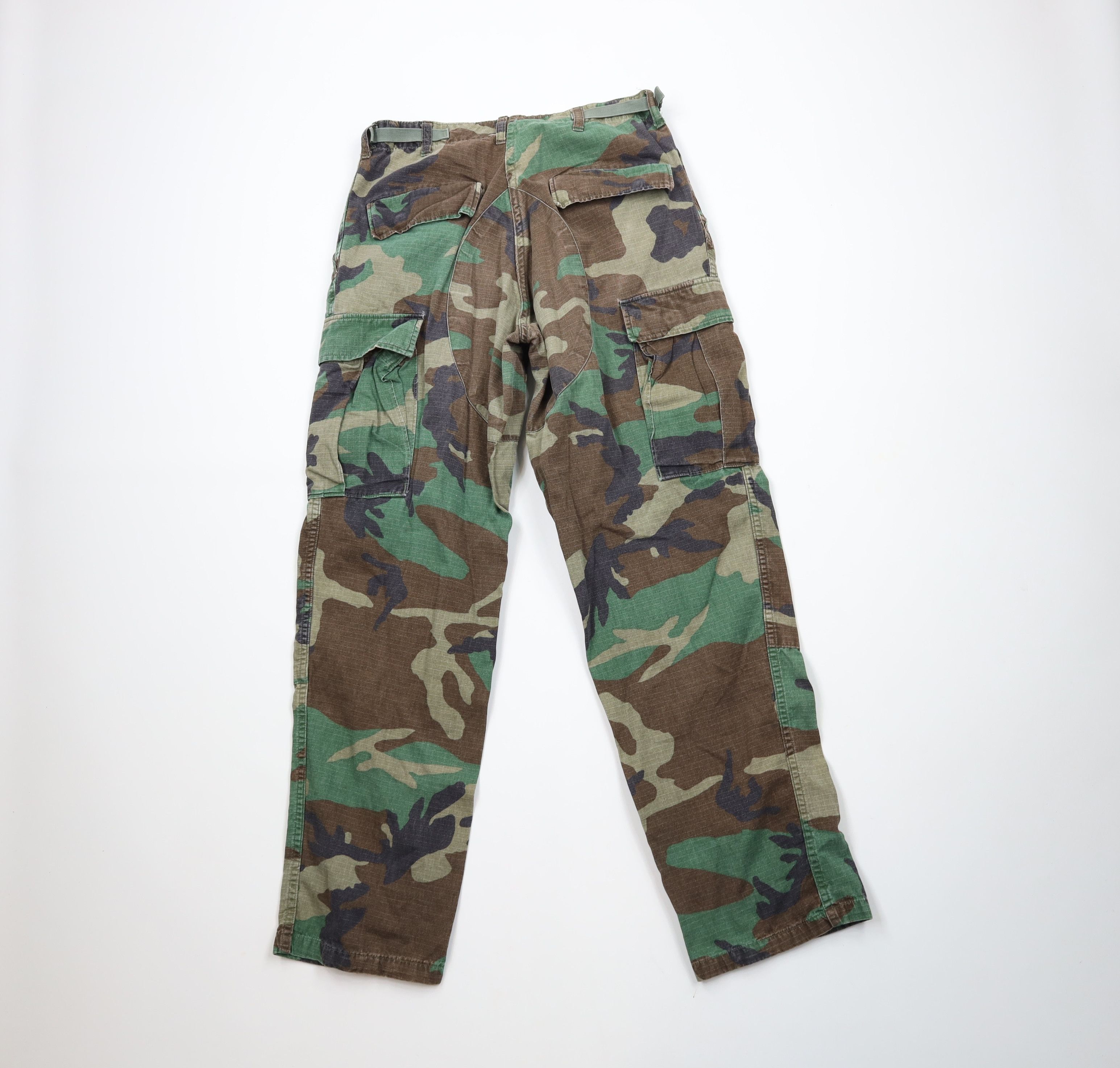 Vintage Vintage 90s Military Camouflage Cargo Combat Trousers Pants Size US 30 / EU 46 - 10 Thumbnail