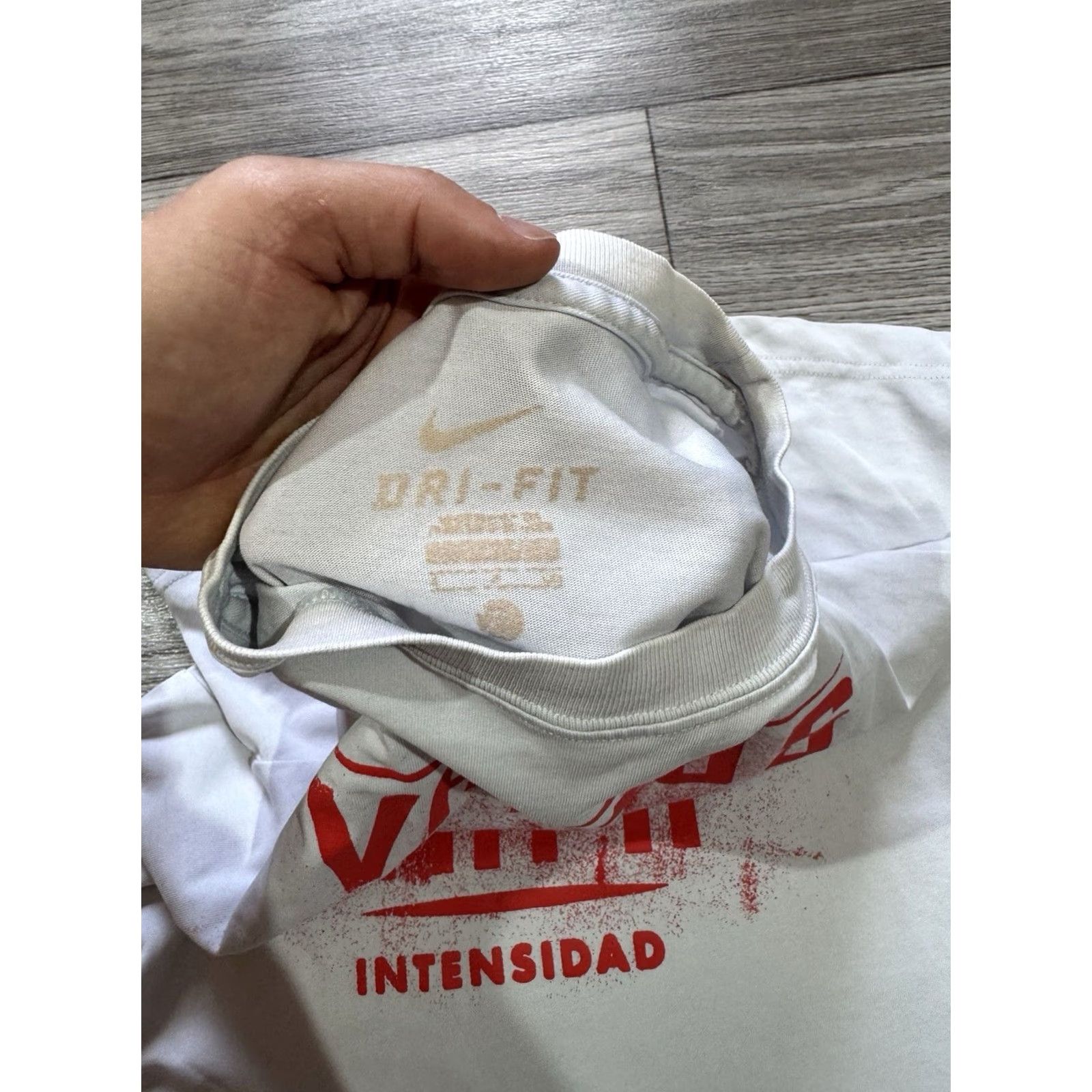 Nike Nike Shirt Mens Size S White Vamos Rafa Rafael Nadal Dri-FIT Tennis Crew Neck Court 90s Mens Size US S / EU 44-46 / 1 - 6 Thumbnail