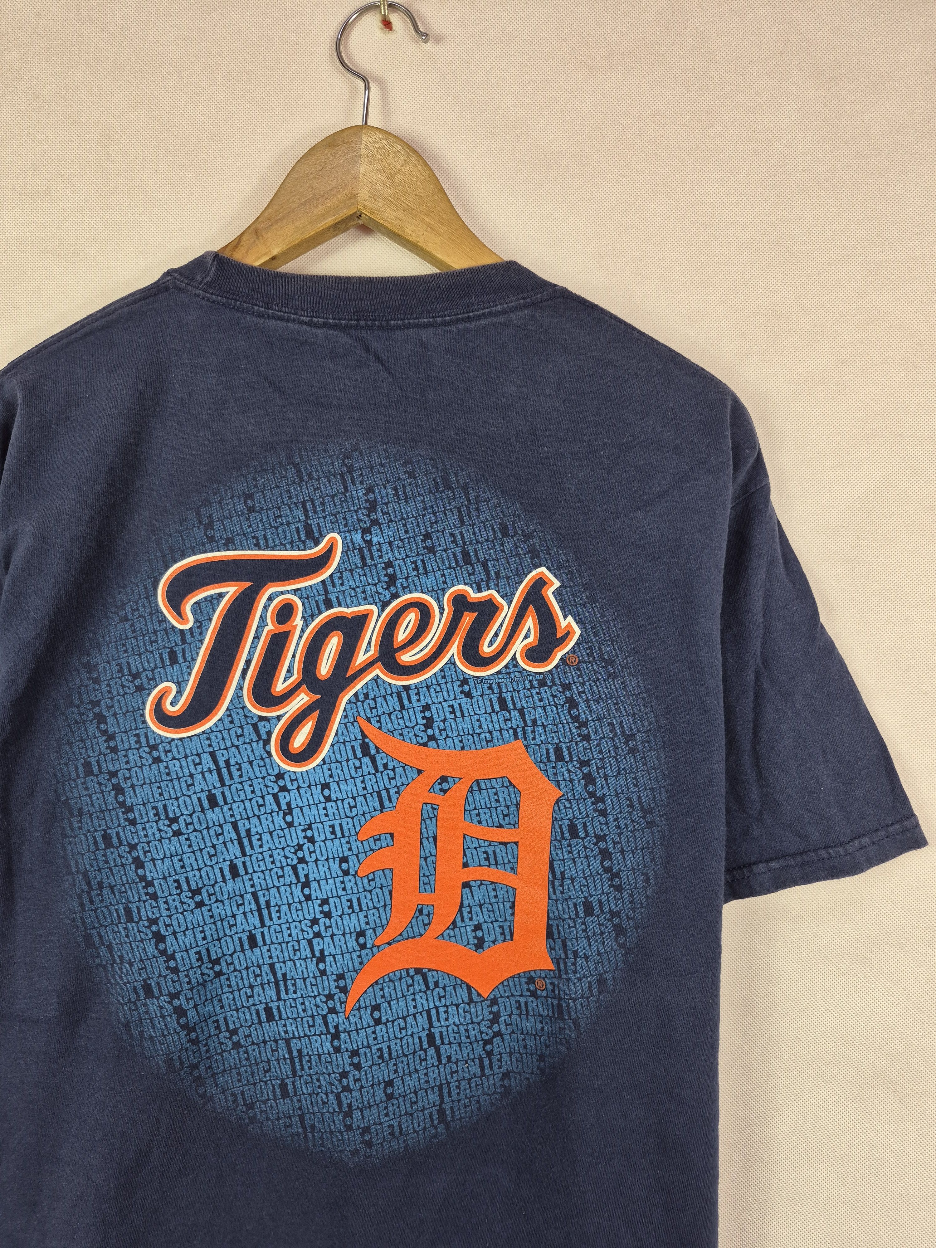 MLB 🔥 Detroit Tigers MLB Big Logo Backhit Tee Size US M / EU 48-50 / 2 - 3 Thumbnail