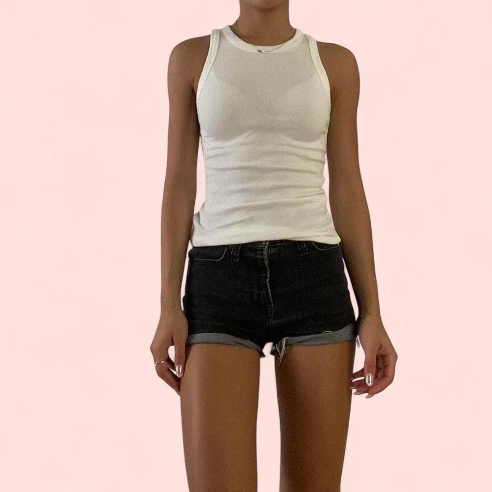 Other Basic white top- soft material- skims dupe Size S / US 4 / IT 40 - 1 Thumbnail