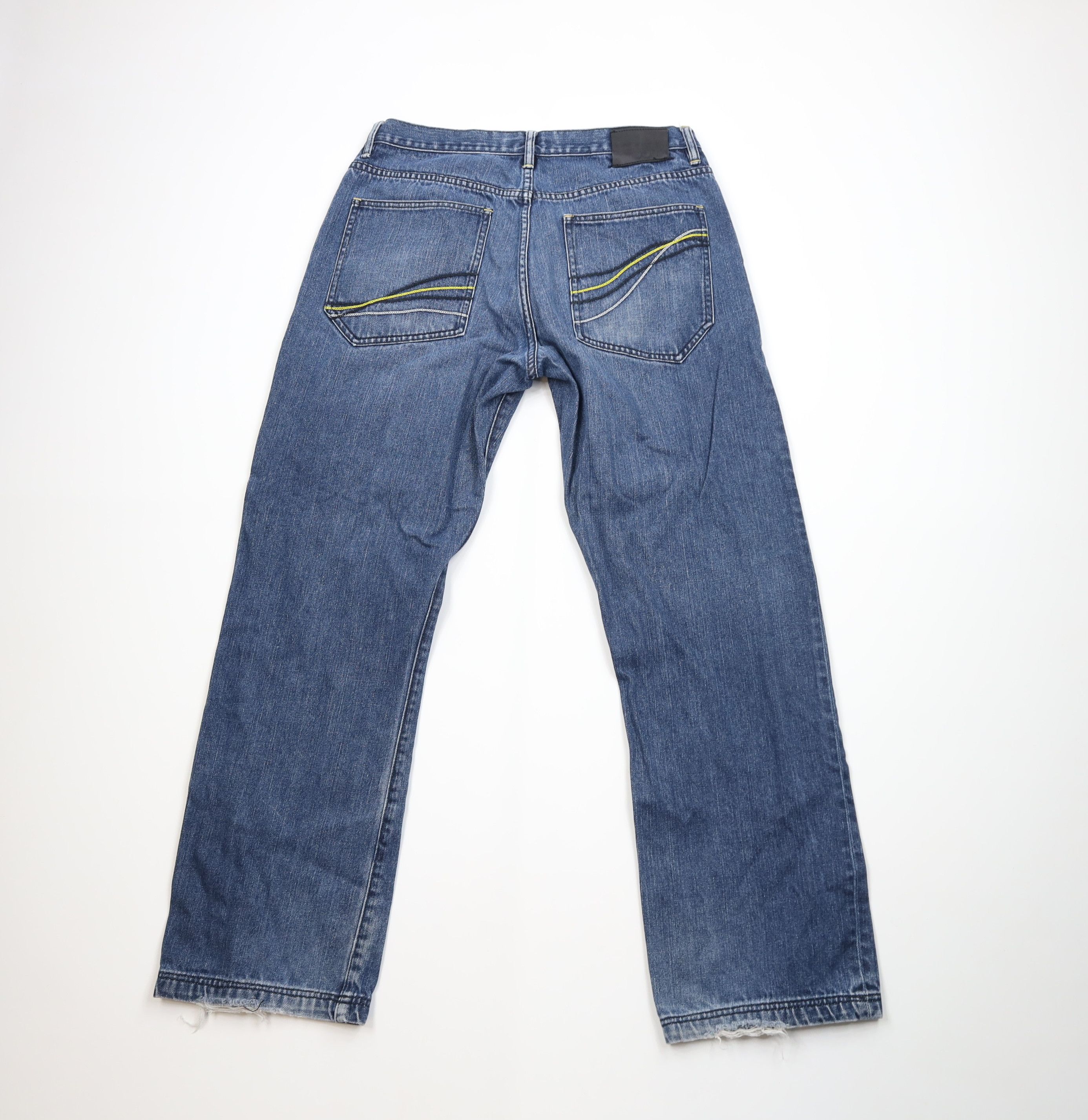Sean John Vintage Y2K Sean John Fit Wide Leg Denim Jeans Blue Cotton Size US 34 / EU 50 - 10 Thumbnail