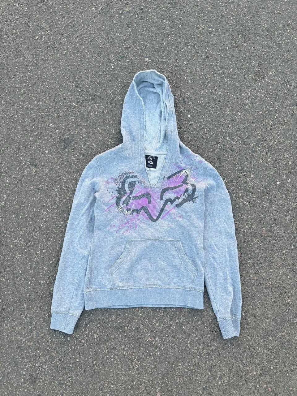 Fox Racing × Vintage Vintage fox racing graphic hoodie 90s y2k Size S / US 4 / IT 40 - 1 Thumbnail