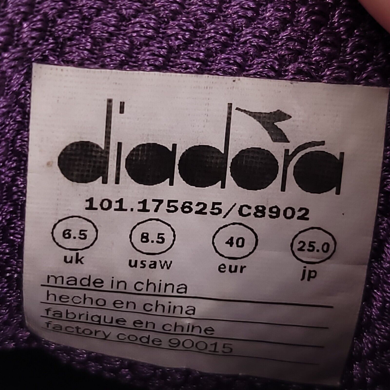 Diadora Diadora Mythos Fly 3 Shoe Women Size 8.5 175625 Purple White Size US 8.5 / IT 38.5 - 9 Thumbnail