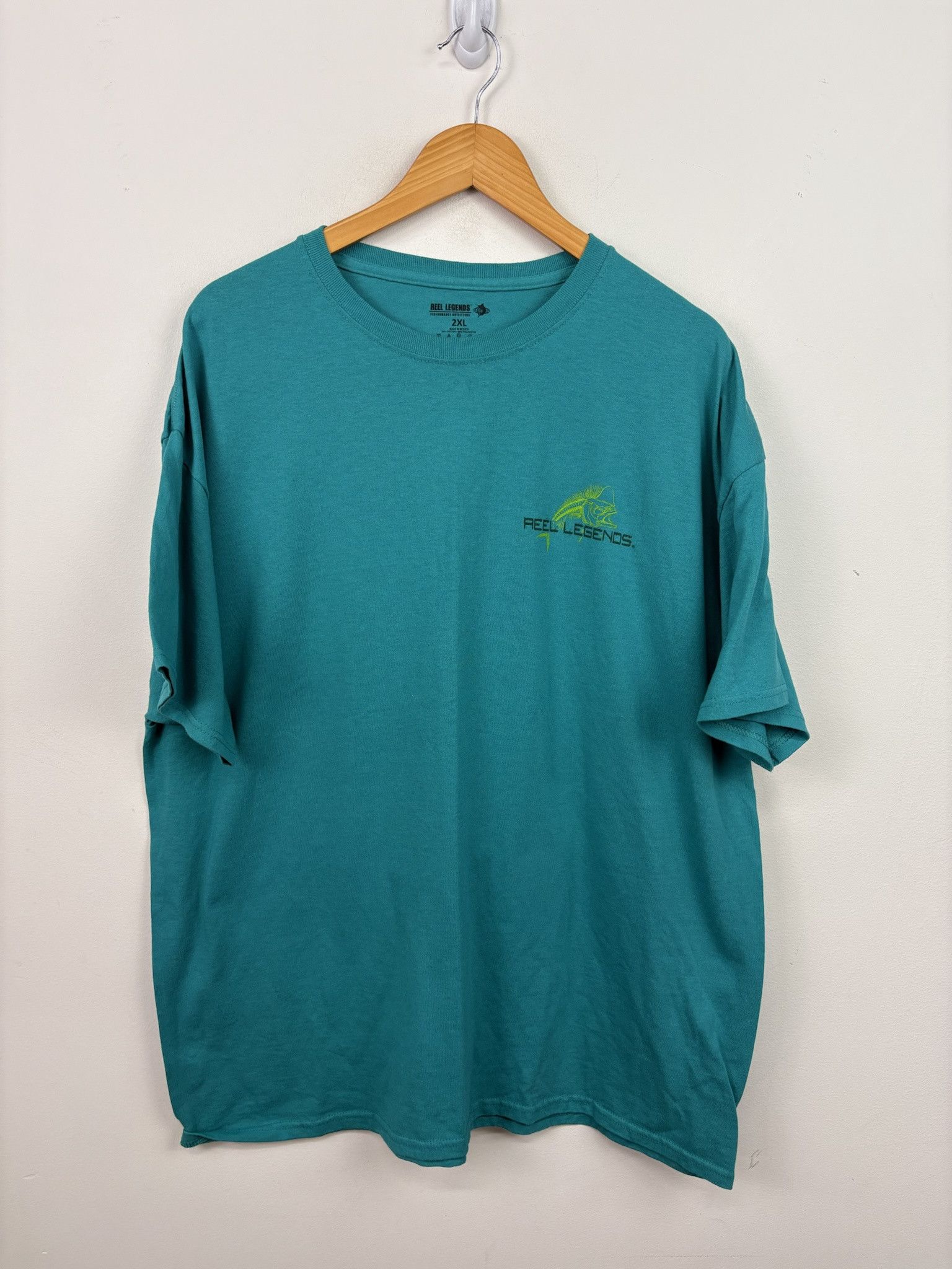 Vintage Y2K Nature Fishing Reel Legends Tee Shirt Size US XXL / EU 58 / 5 - 1 Thumbnail