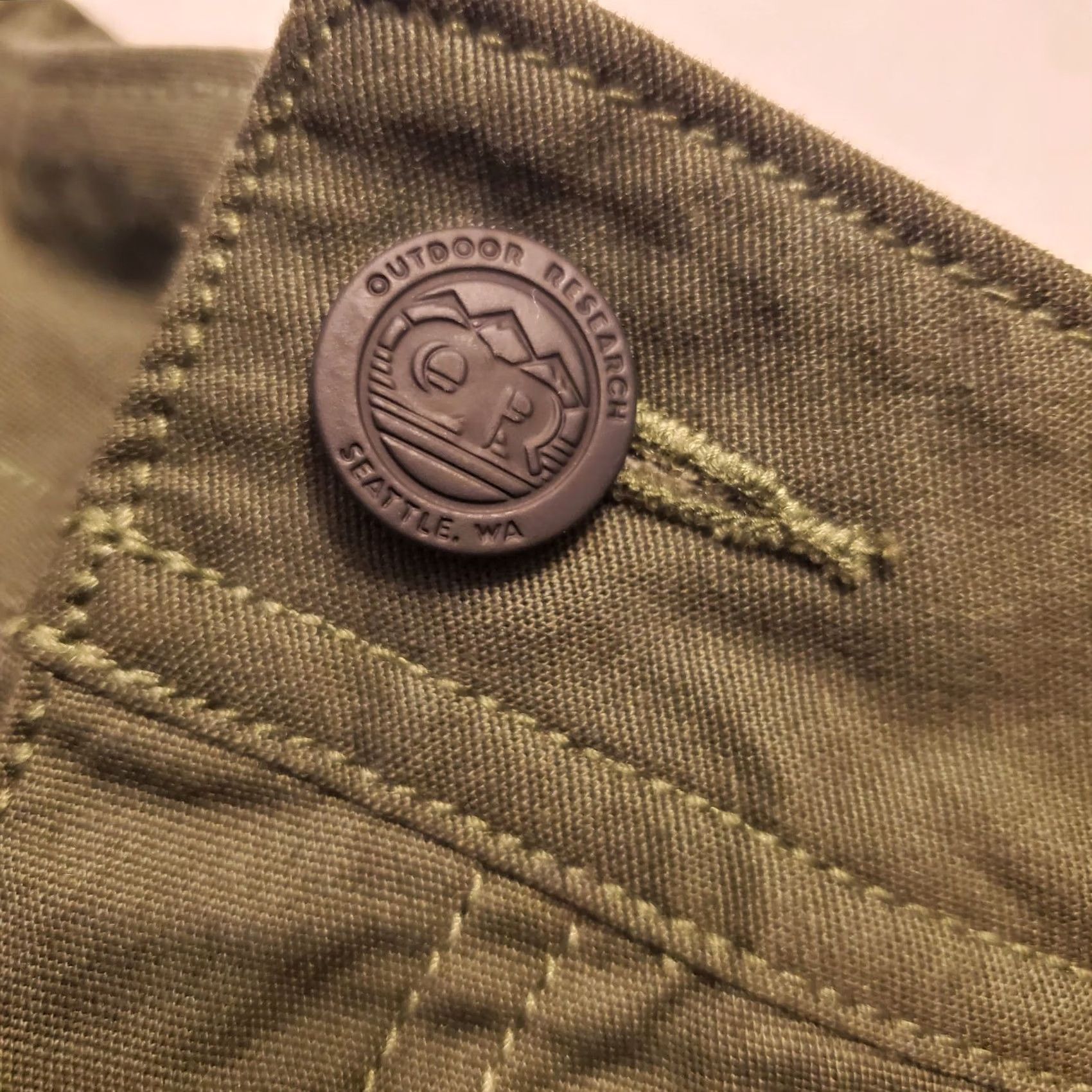 Outdoor Research Outdoor Research OR Womens Sz Sm Canvas Camp Shorts Dark Green 3" Inseam Size 28" / US 6 / IT 42 - 4 Thumbnail