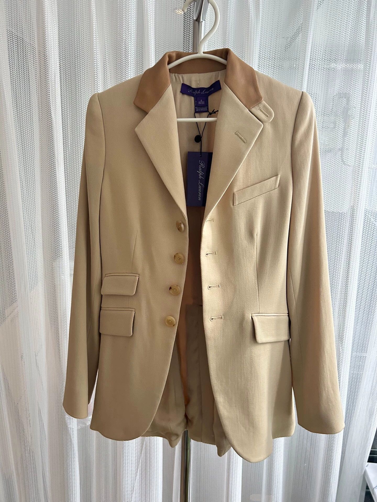 Polo Ralph Lauren Ralph Lauren Classic Suit Jacket New with Tags Size XS / US 0-2 / IT 36-38 - 1 Thumbnail