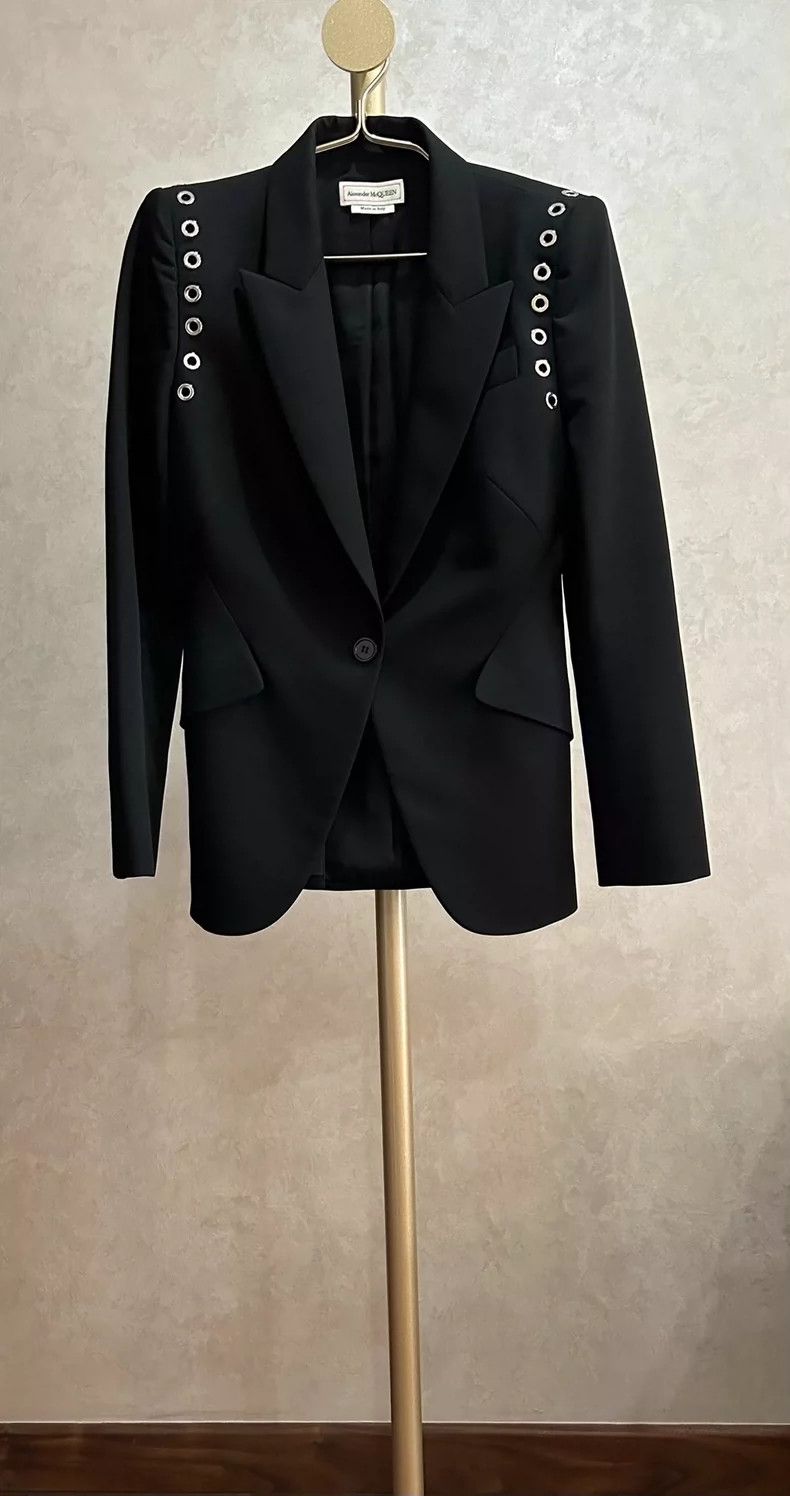 Alexander McQueen Alexander McQueen Black Suit Jacket Size 44- DMC Size US L / EU 52-54 / 3 - 1 Thumbnail