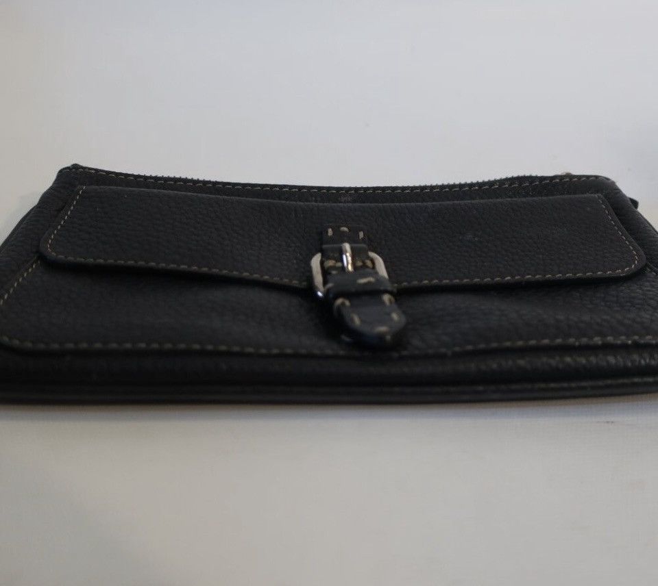 Fendi Authentic Womens Fendi Black Leather Clutch Wallet Size ONE SIZE - 4 Thumbnail