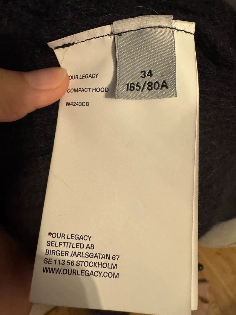 Our Legacy Our legacy Slim Hoodie Jacket Size XXS / US 00 / IT 34 - 6 Thumbnail