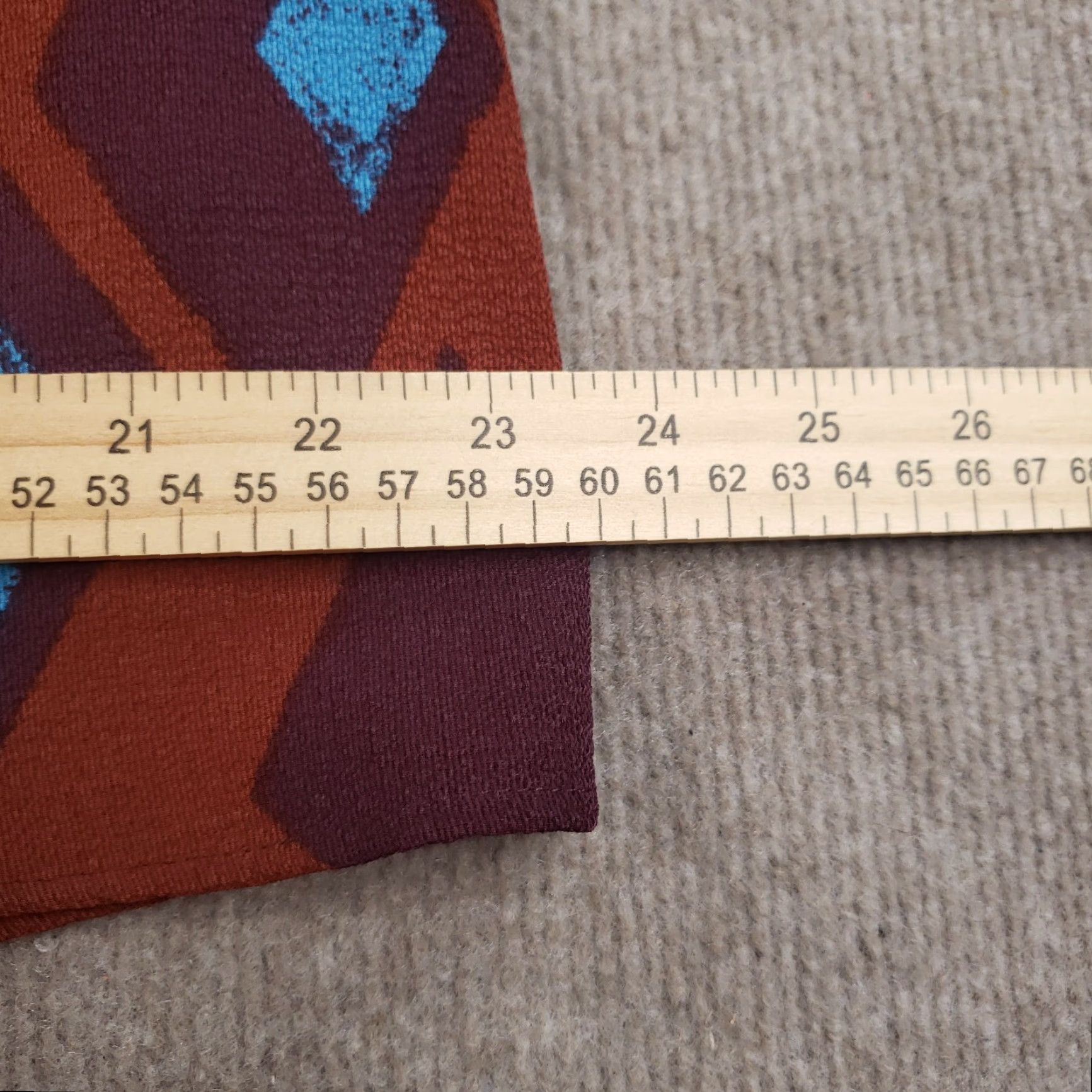 Anthropologie Uncle Frank Raglan Womens Medium Red Blue Short Sleeve Tie Front Anthropologie Shirt Size 32" / US 10 / IT 46 - 5 Thumbnail
