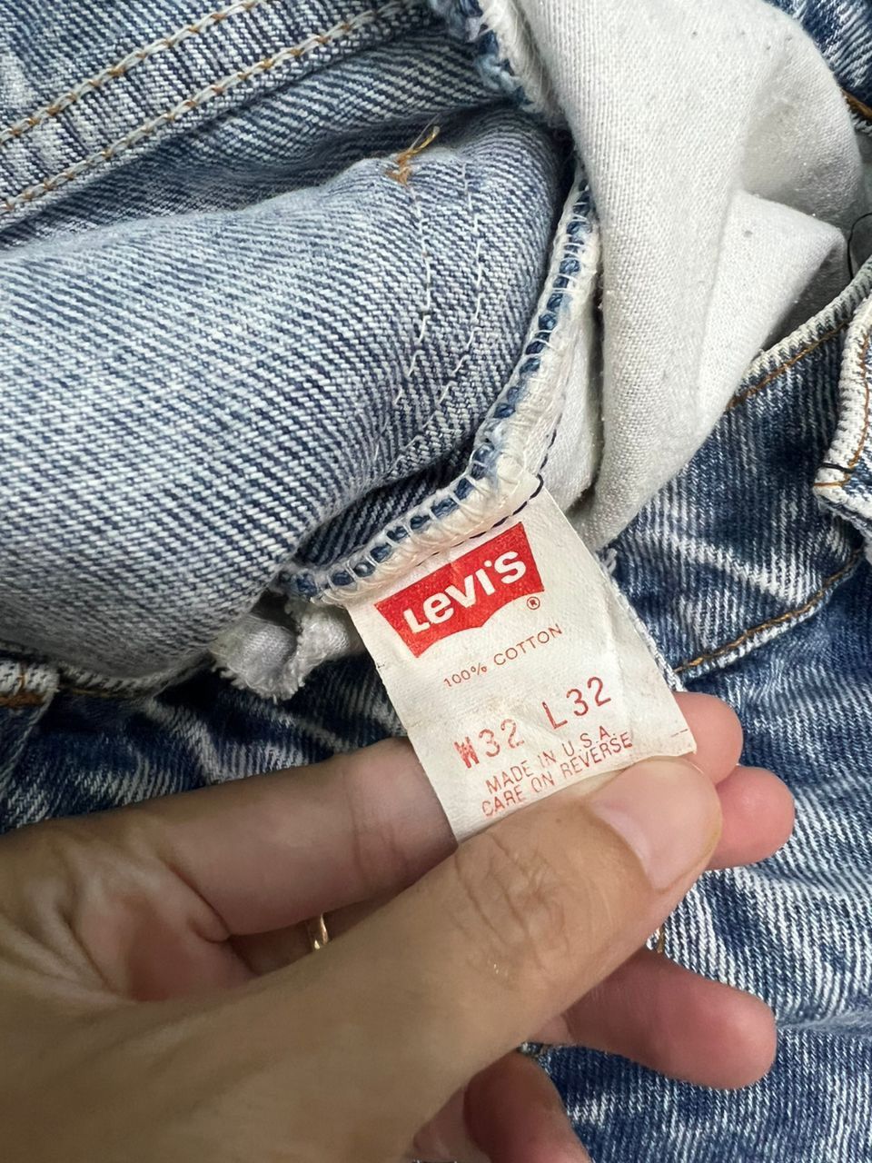 Levi's × Vintage Vintage 1980’s Levis Acid Wash Cut Off Short Pants Size US 31 - 8 Thumbnail