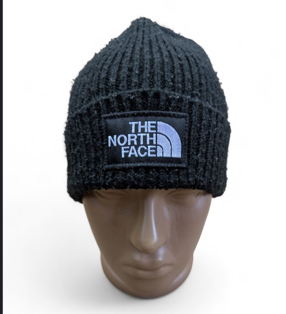 The North Face THE NORTH FACE Logo Box Cuffed Knit Beanie Size ONE SIZE - 4 Thumbnail