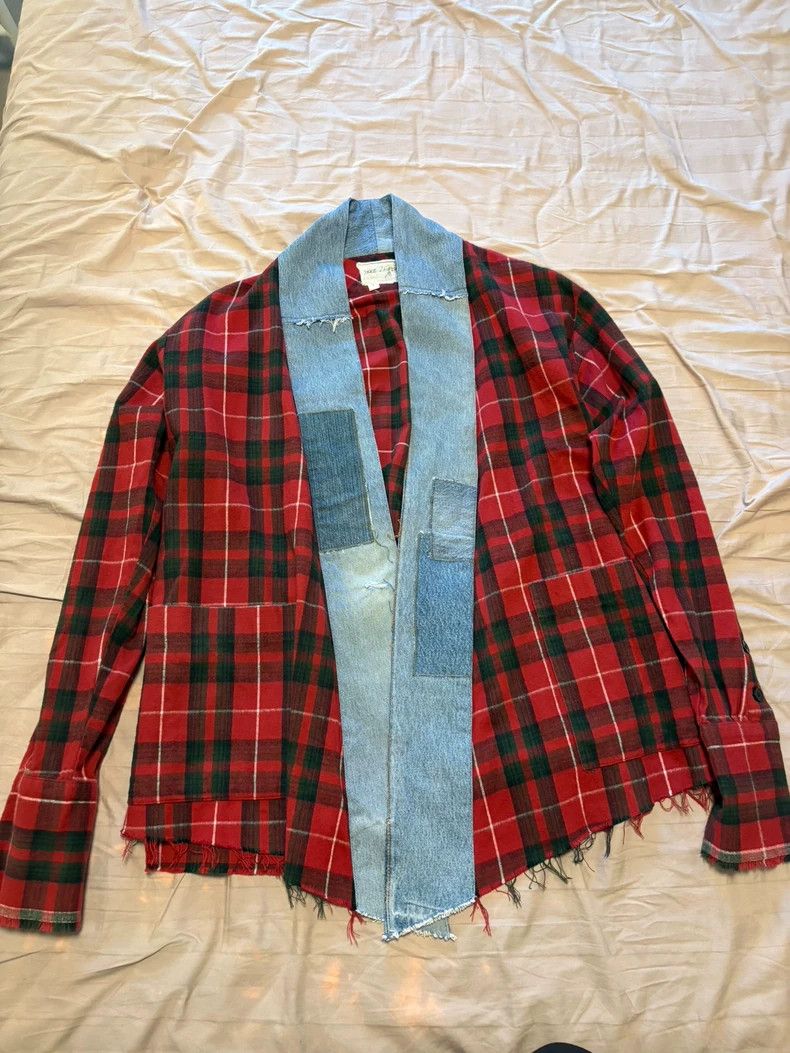 Other Greg Lauren size1 Red checkered and denim color scheme Size US S / EU 44-46 / 1 - 1 Thumbnail