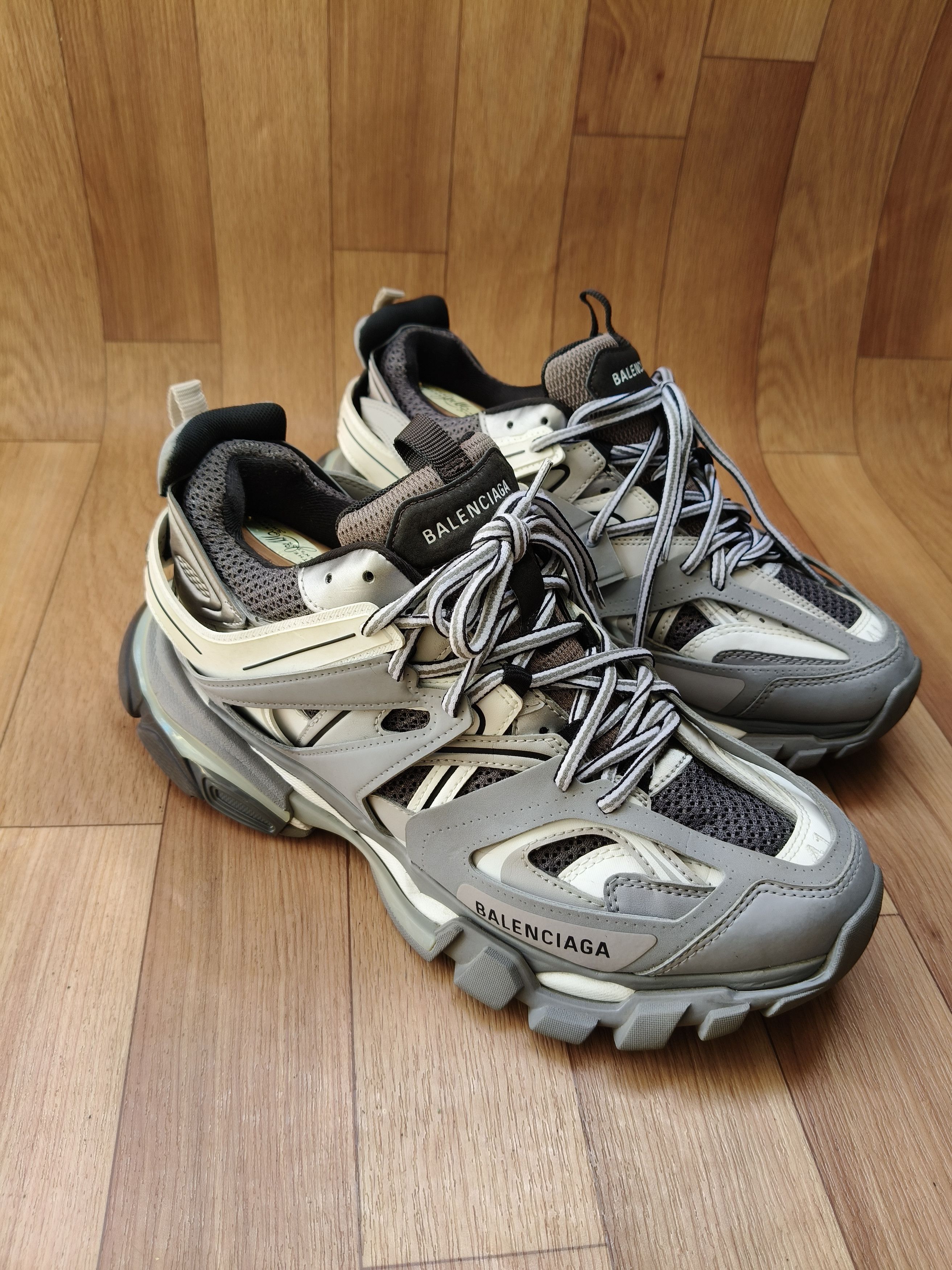 Balenciaga 💥BALENCIAGA TRACK BLACK / GREY SNEAKERS Size US 8 / EU 41 - 1 Thumbnail