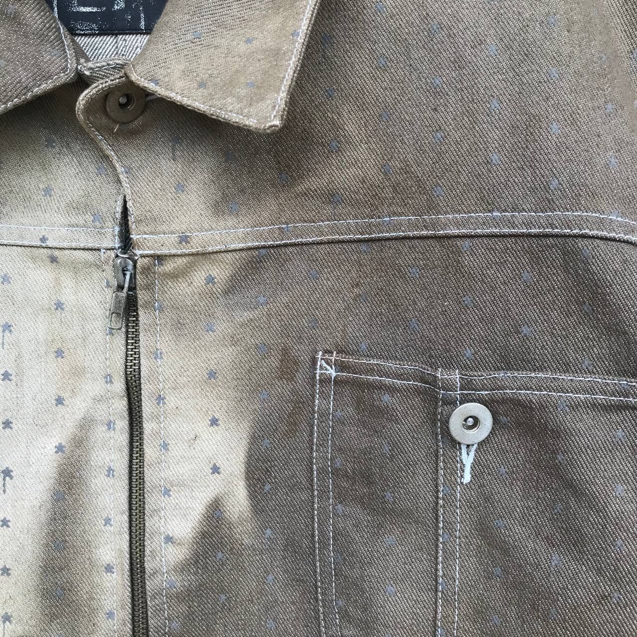 VINTAGE HAZE FADED CHORE JACKET PAINTED DOT