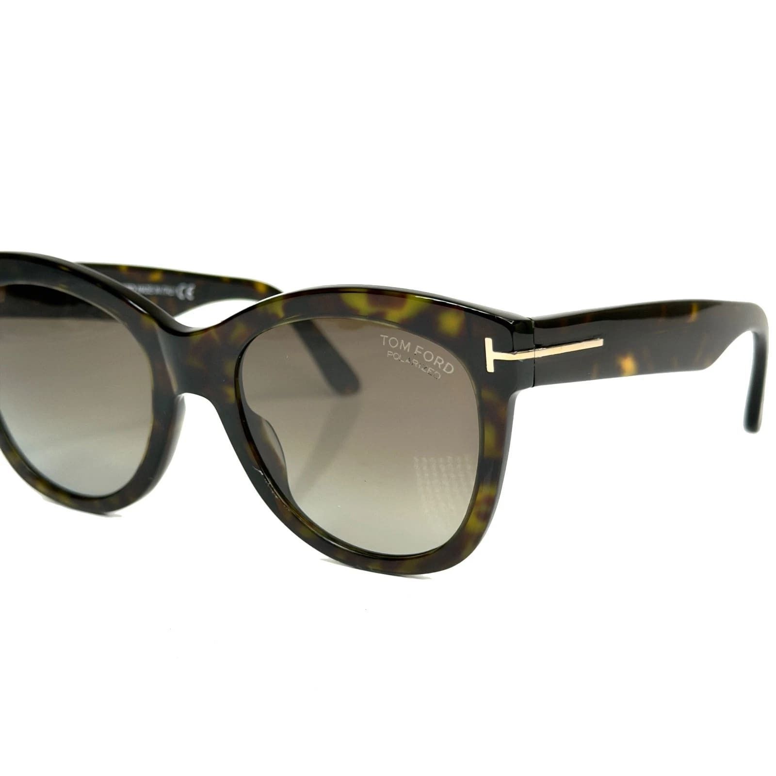 Tom Ford TOM FORD WALLACE TF870 52H Brown Havana Sunglass 870 FT0870 Size ONE SIZE - 4 Thumbnail