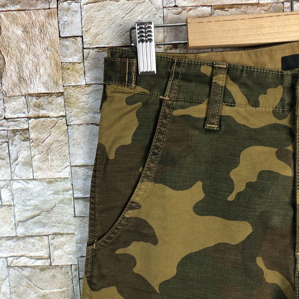 Johnbull John Bull Camo utility military japan Brown Pants #A156 Size US 28 / EU 44 - 8 Thumbnail