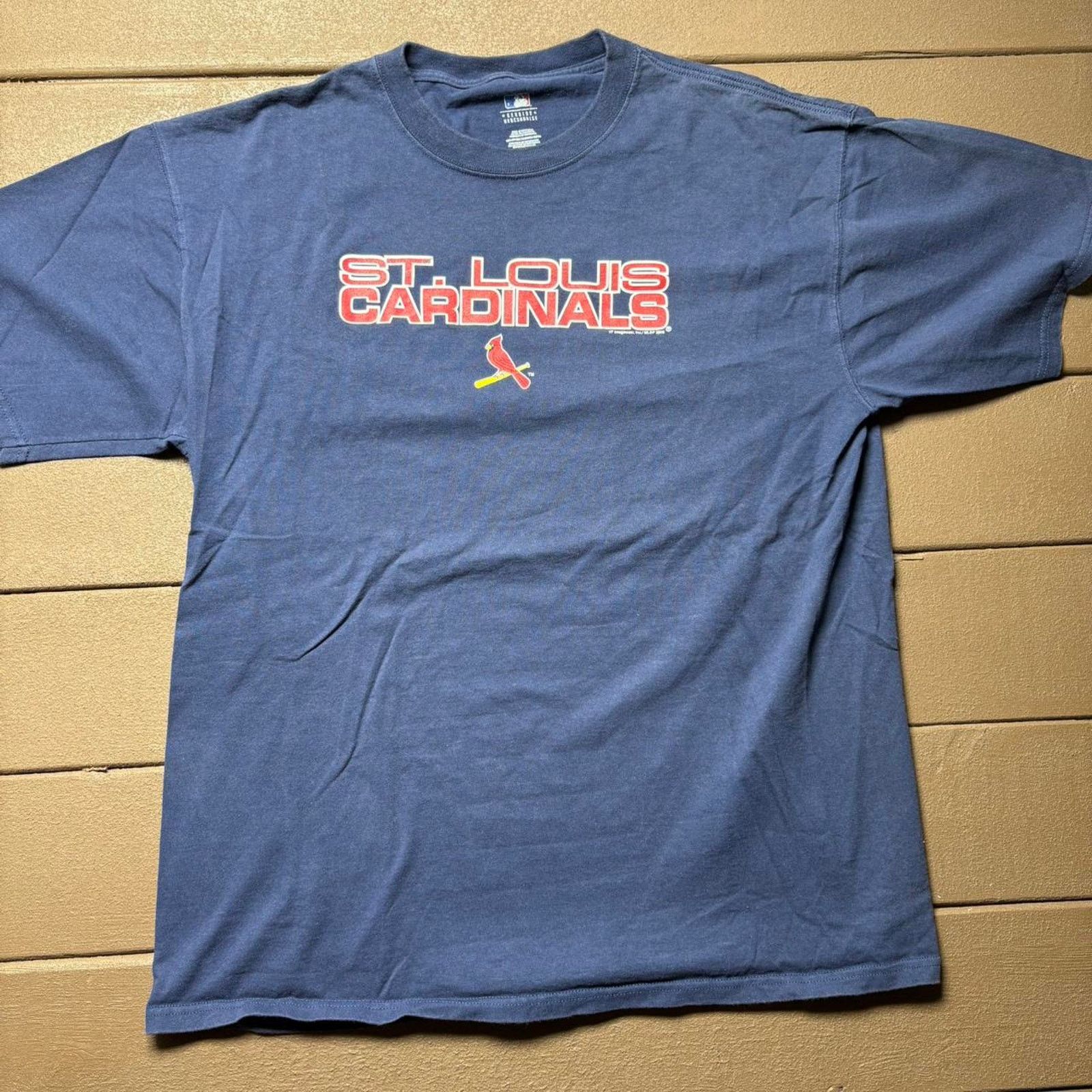 MLB Navy blue St. Louis Cardinals Graphic Shirt Size US XL / EU 56 / 4 - 1 Thumbnail