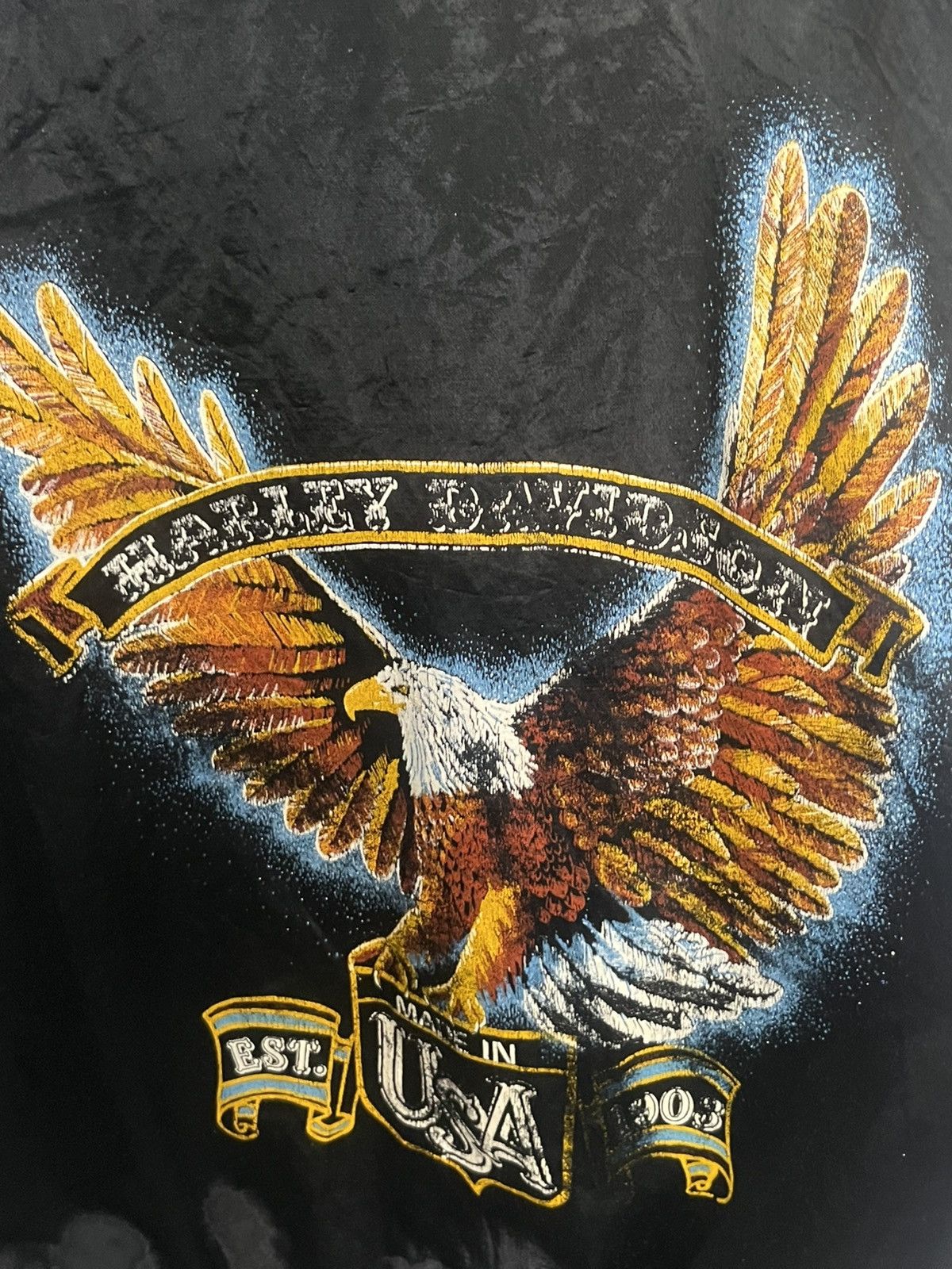 Harley Davidson Harley Davidson Satin Zip Up Jacket 1970’s Size XL Vintage Size US XL / EU 56 / 4 - 5 Thumbnail