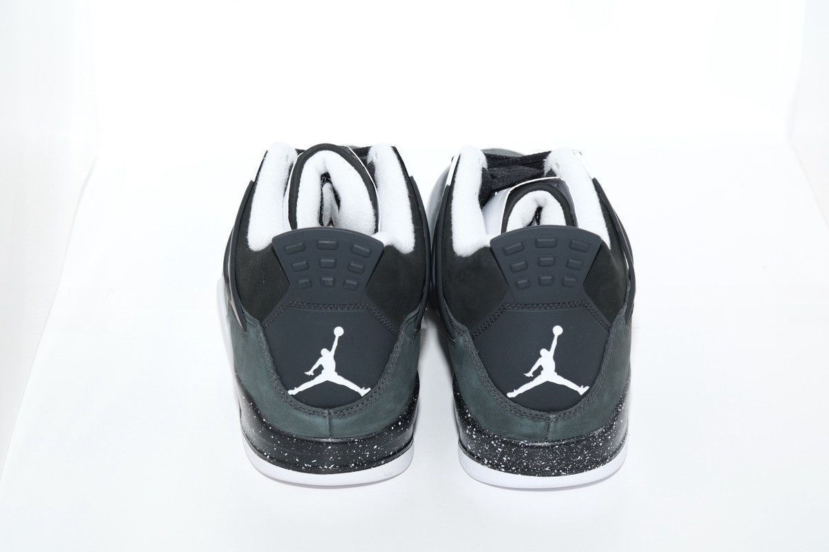 Jordan Brand Nike Air Jordan 4 2024 Retro Fear Black White FQ8138-002 Size US 11.5 / EU 44-45 - 4 Thumbnail