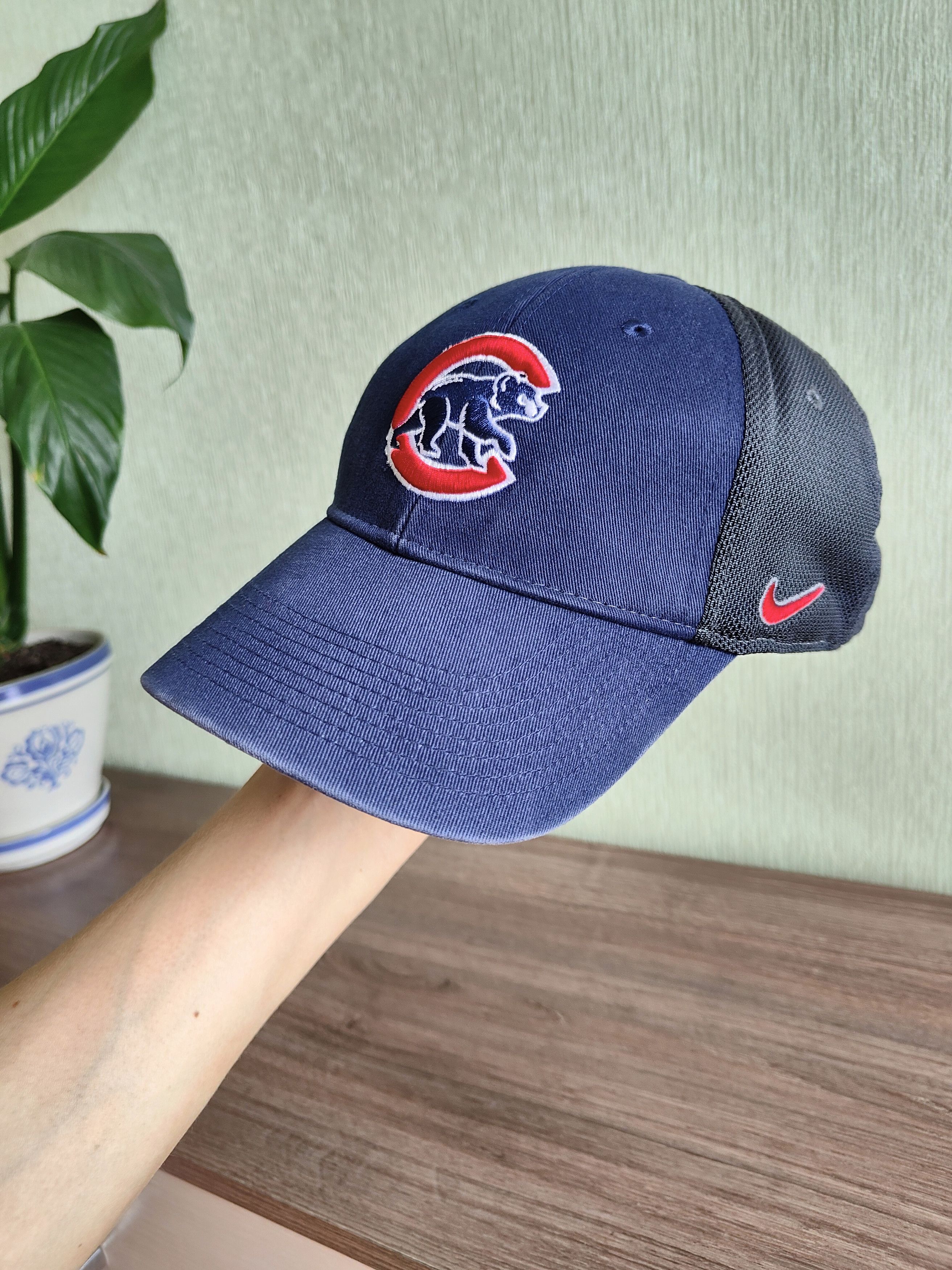 Nike Vintage Nike Chicago Cubs MLB Baseball Cap Size ONE SIZE - 1 Thumbnail