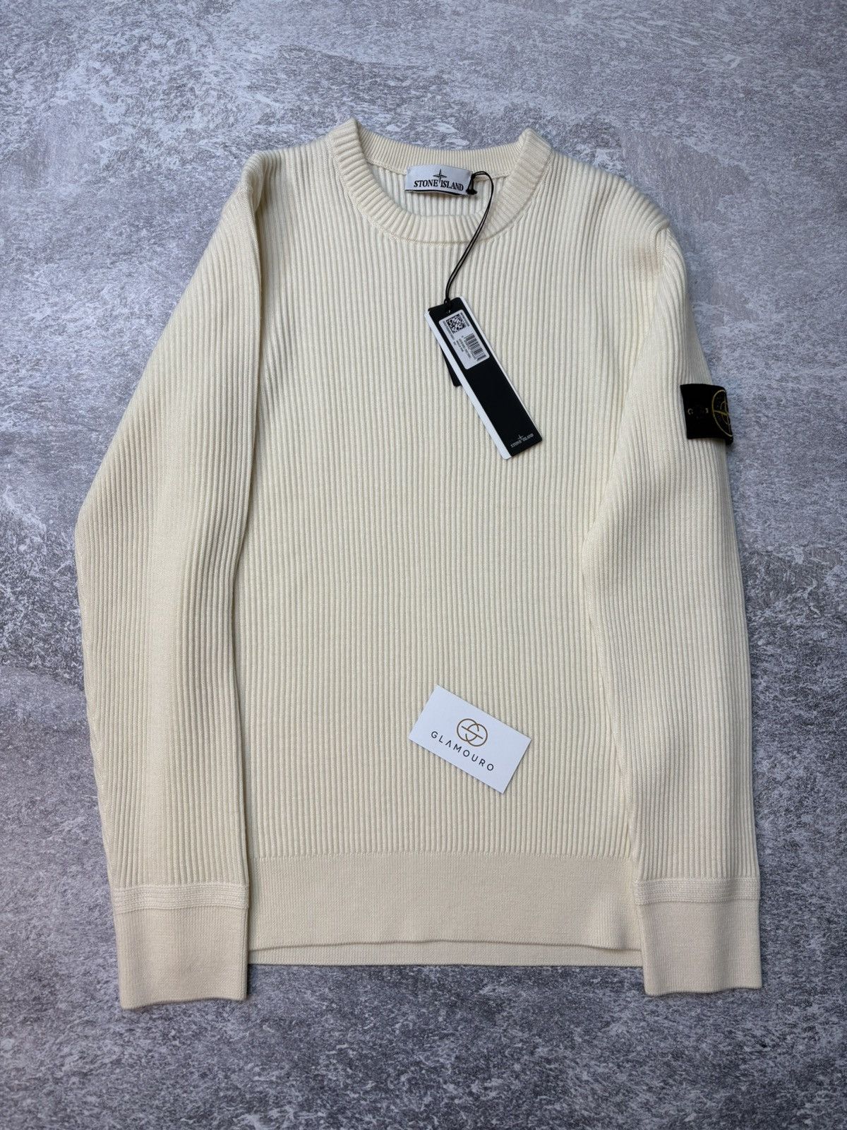 Stone Island Stone Island Ribbed Crewneck Size US L / EU 52-54 / 3 - 1 Thumbnail