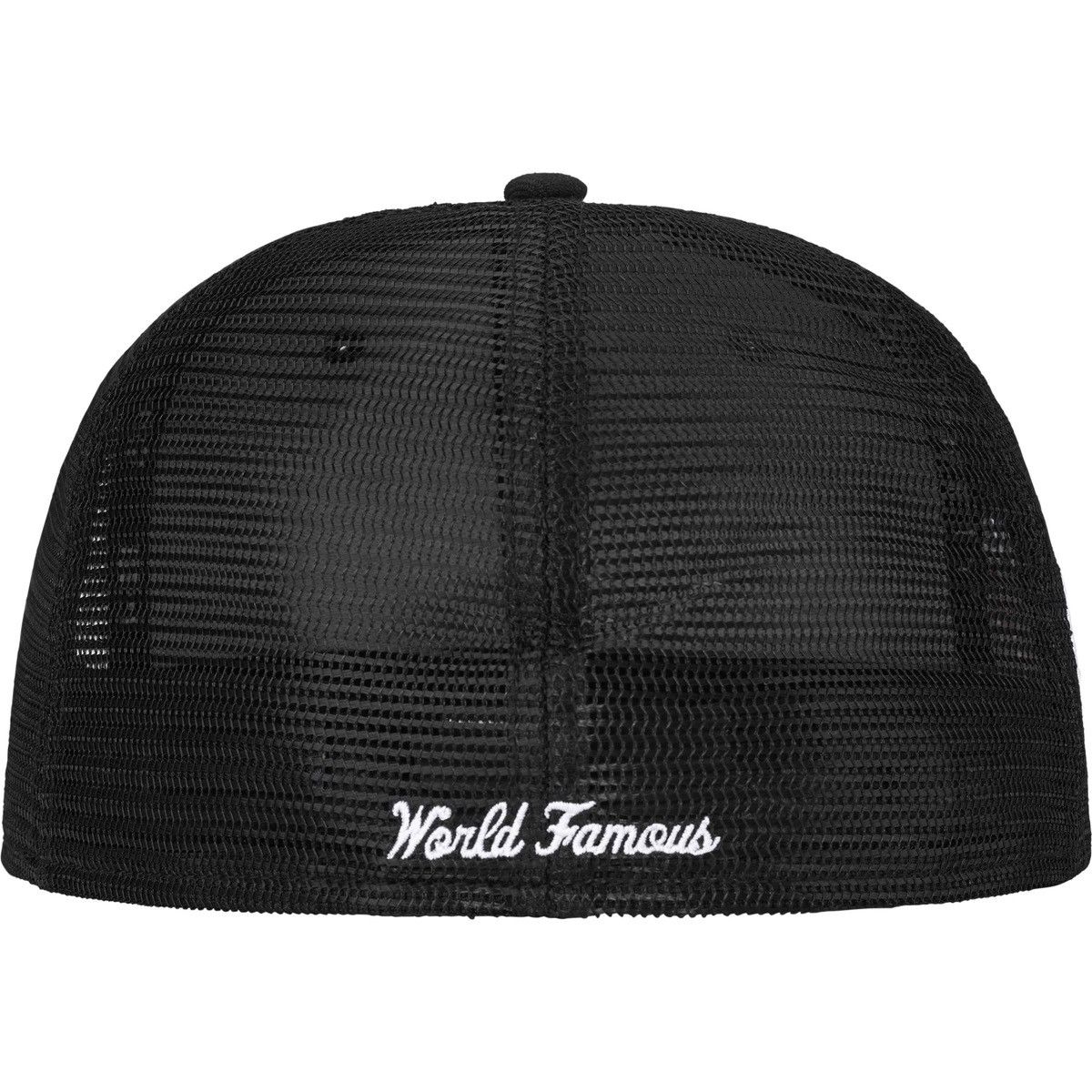 New Era × Supreme Supreme Mesh Crown New Era Fitted Hat Black 7 3/8 SS24 Size ONE SIZE - 3 Thumbnail