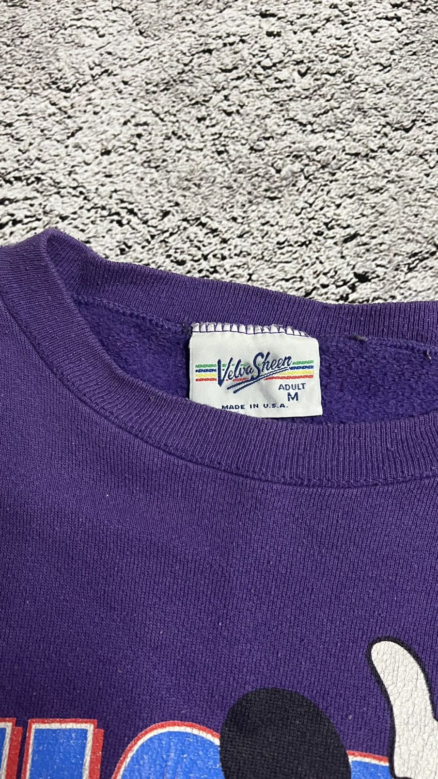 Mickey Mouse × Velva Sheen VTG 80-90s Velva Sheen USA made Mickey Mouse IOWA sweatshirt Size US M / EU 48-50 / 2 - 4 Thumbnail