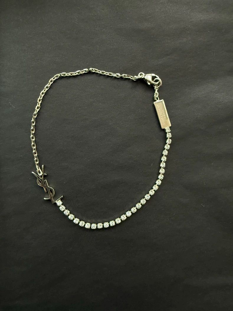 Saint Laurent Paris saint laurent parisRhinestone bracelet 2503-Nextarrow Size ONE SIZE - 2 Thumbnail